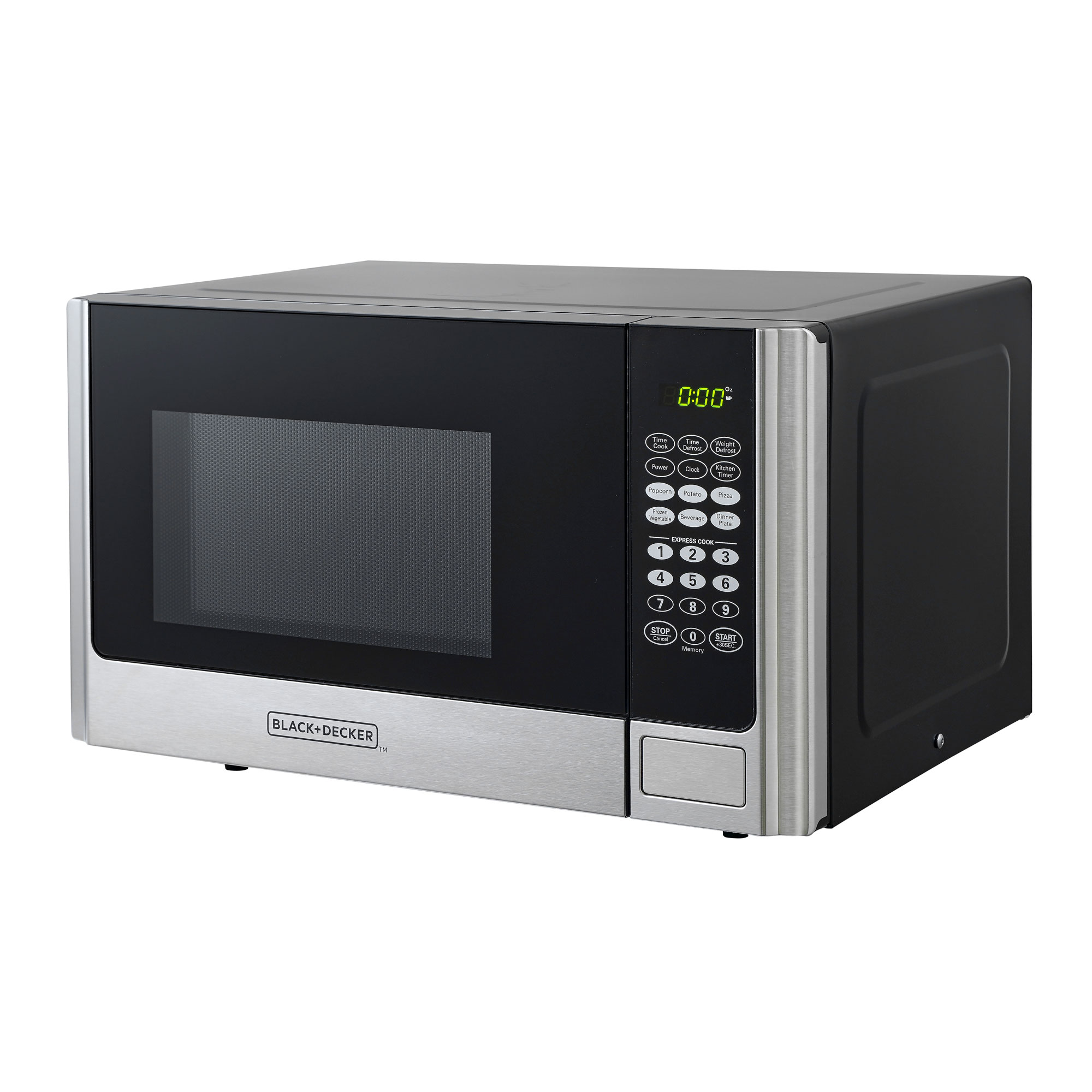 Black and Decker 900 Watt 0.9 Cubic Feet Counter Microwave Oven (Open