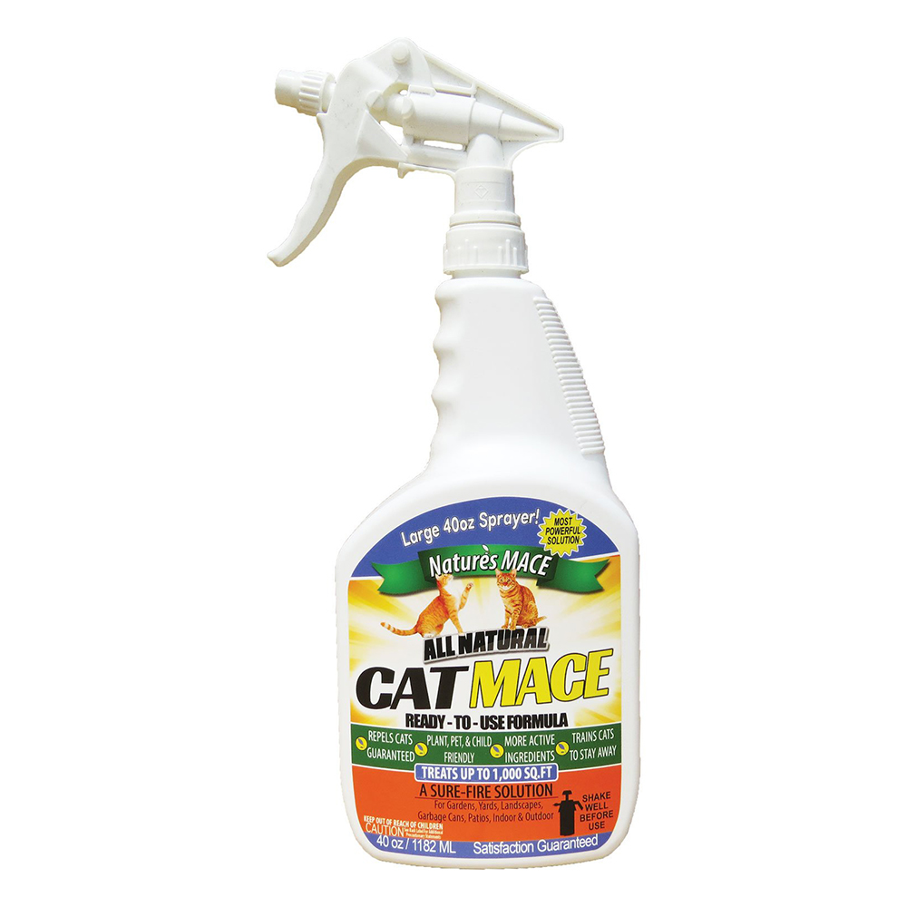 Natures MACE Cat repellent ReadytoUse Spray Formula 40 Ounce Treats