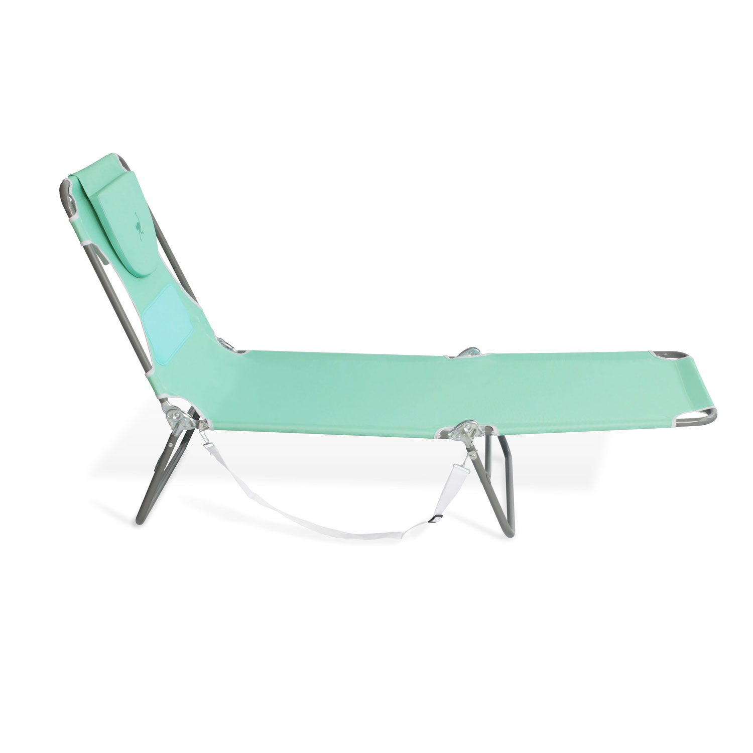 Ostrich Chaise Lounge Folding Sunbathing Poolside Beach Chair, Teal (Open Box) eBay