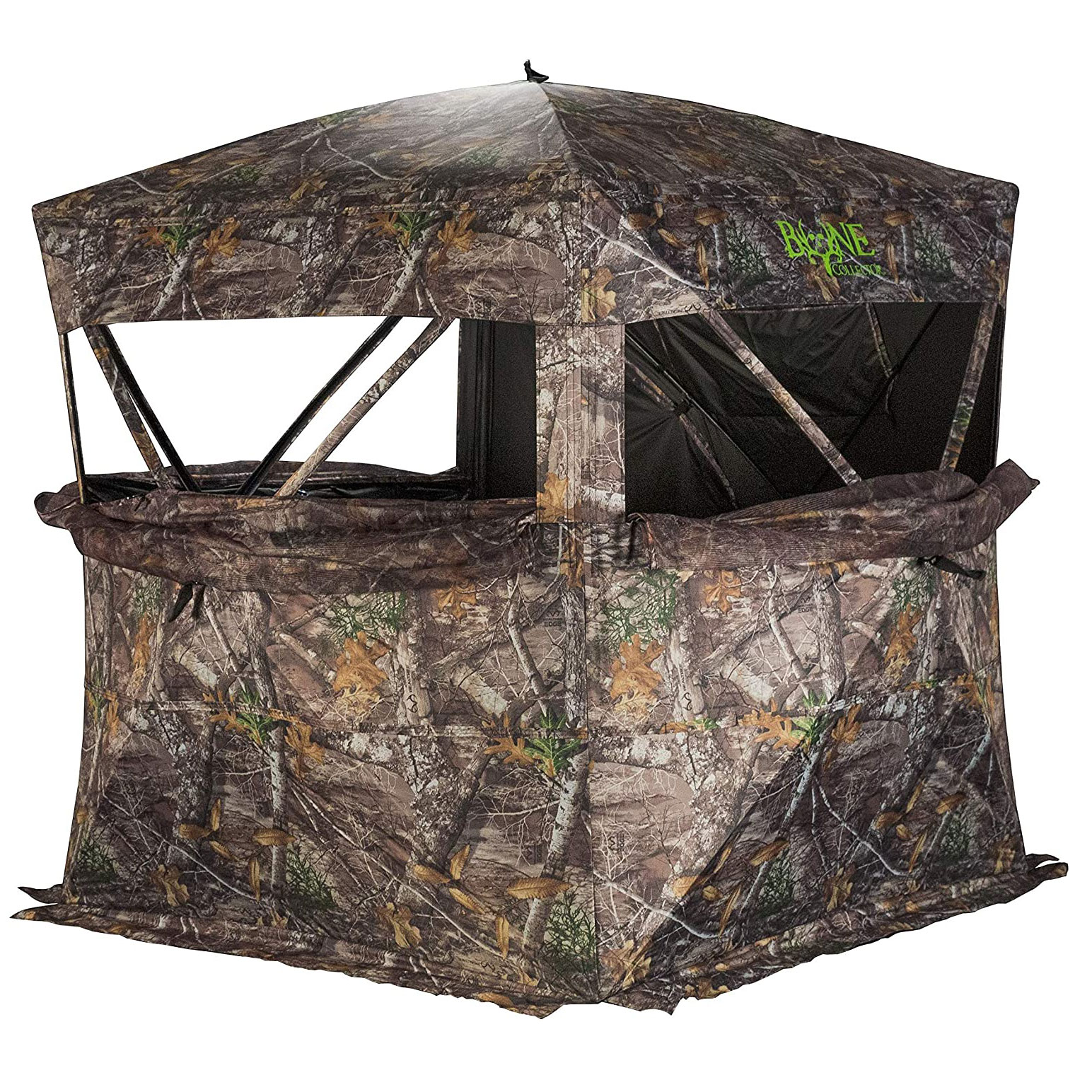 Rhino Blinds R150-MOC Durable 3 Person Outside Hunting Ground Blind ...