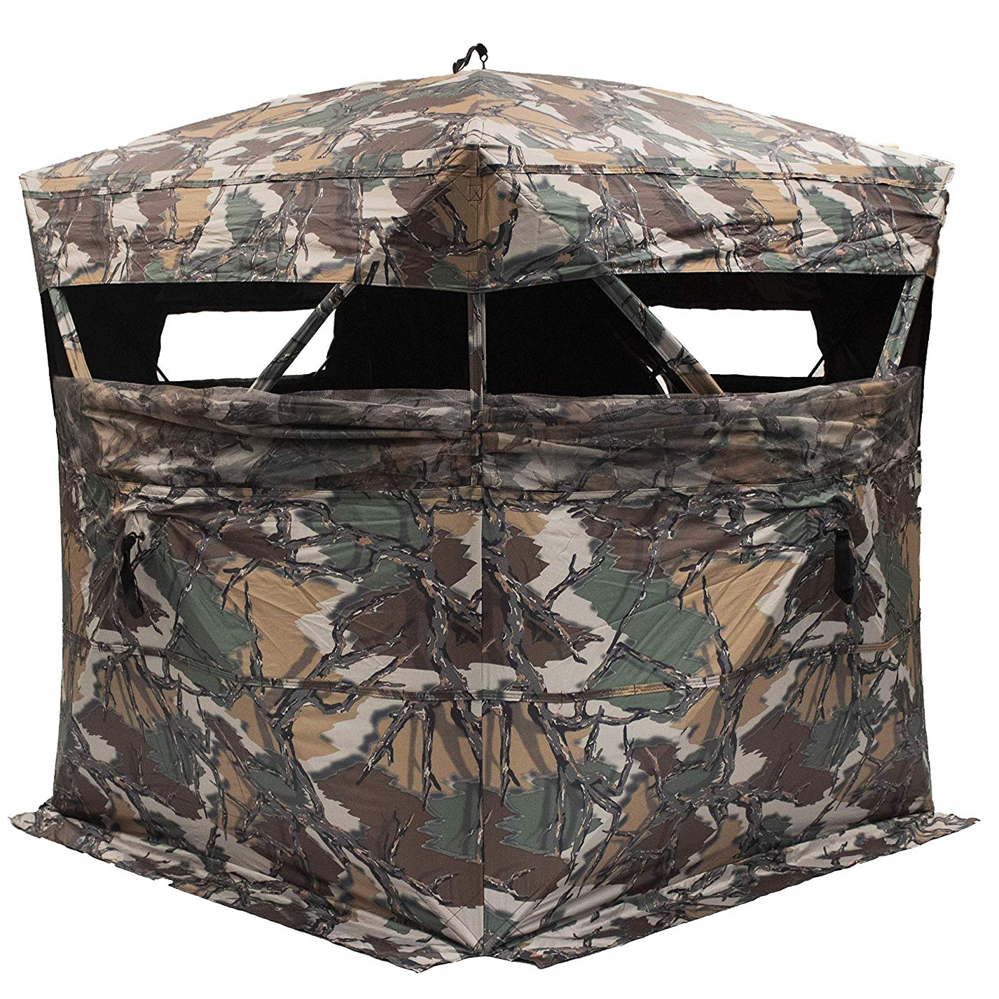 Rhino Blinds Tough 3 Person Game Hunting Ground Blind, Predator