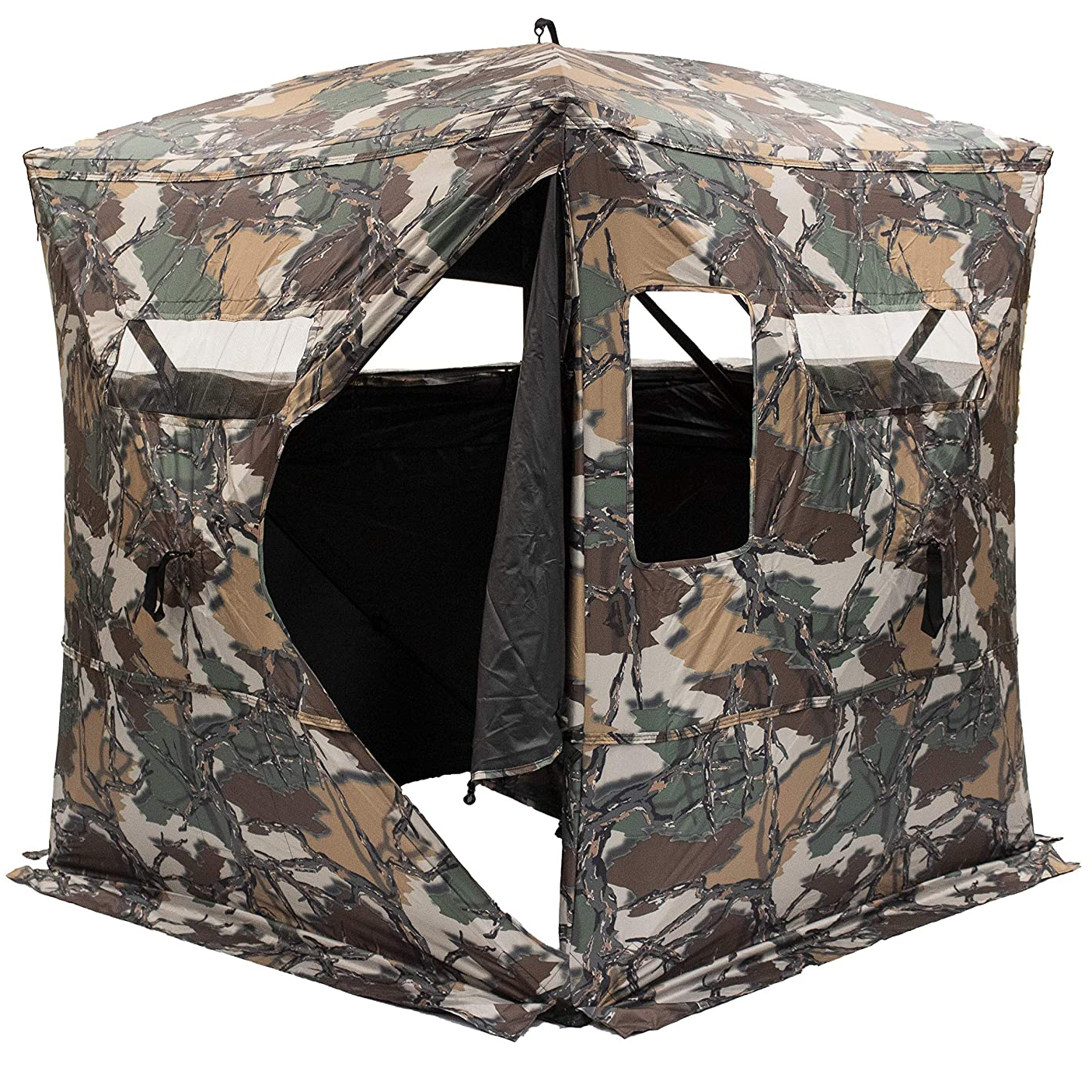 Rhino Blinds Tough 3 Person Game Hunting Ground Blind, Predator
