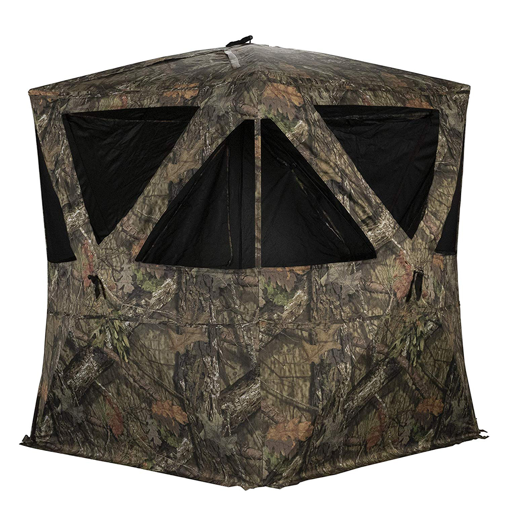 Rhino Blinds R300-MOC 3 Person Hunting Ground Blind, Mossy Oak Breakup ...