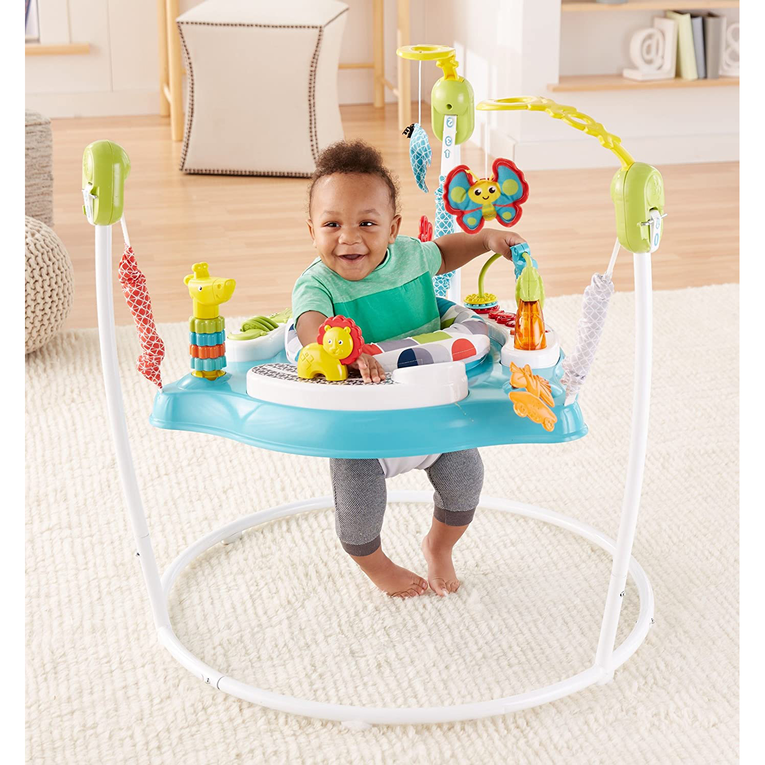 FisherPrice Color Climbers Jumperoo Home Baby Toy Activity Bouncer