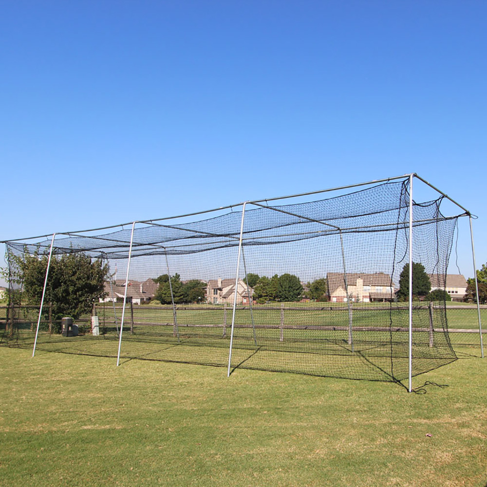 Cimarron Sports Twisted Rubber Baseball Batting Cage Net, 30x12x10 Feet
