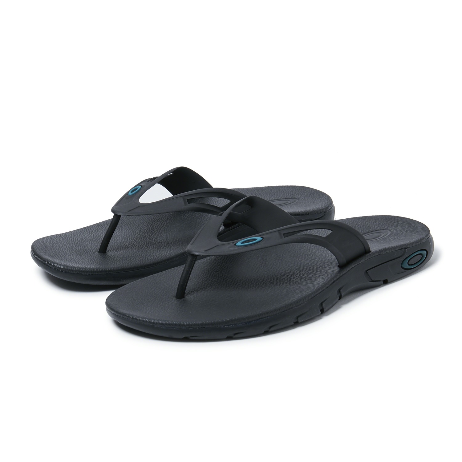 oakley black flip flops