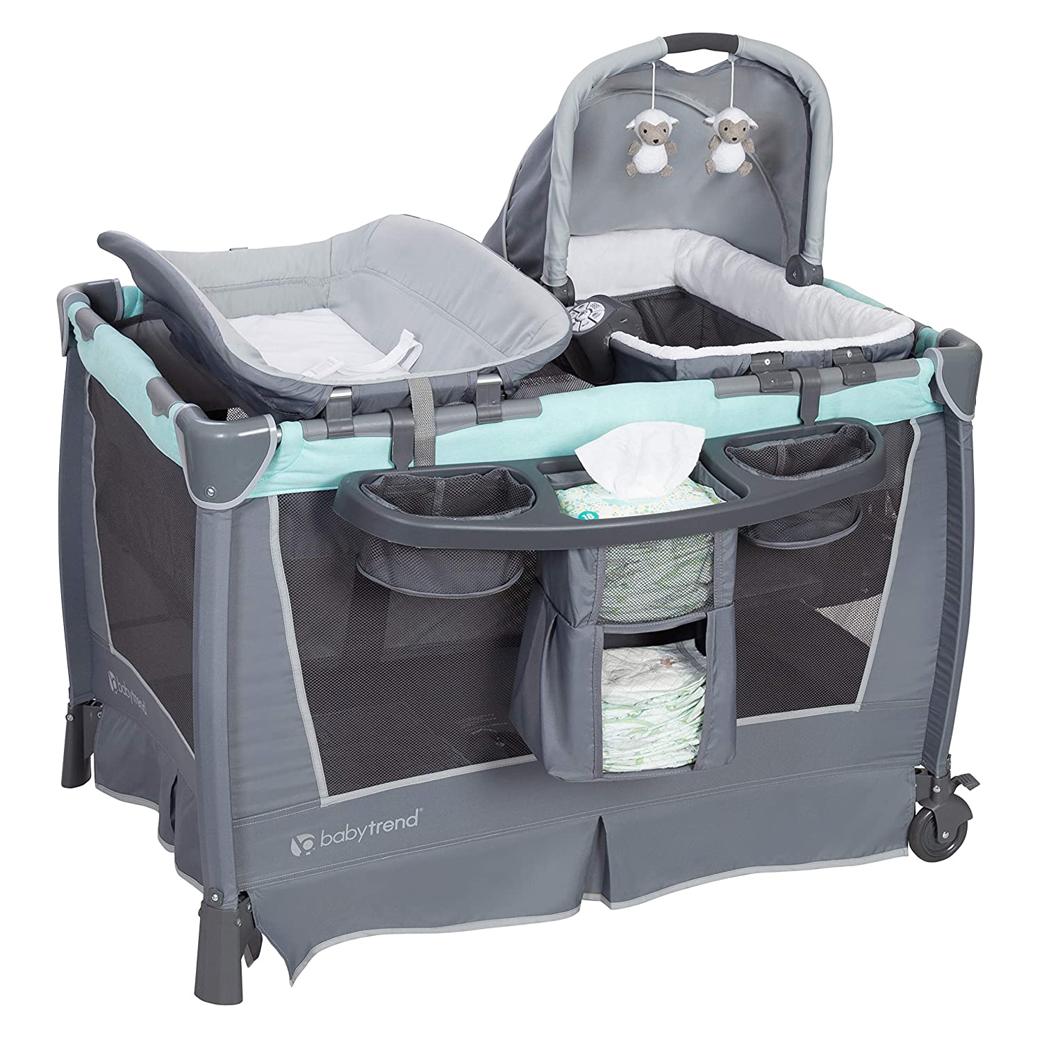 bassinet with changing table