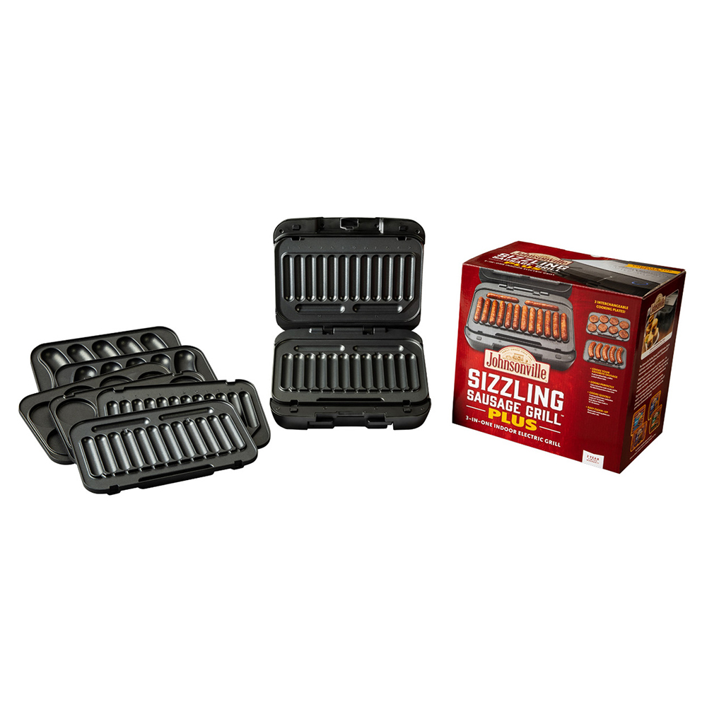 johnson sizzling sausage grill plus