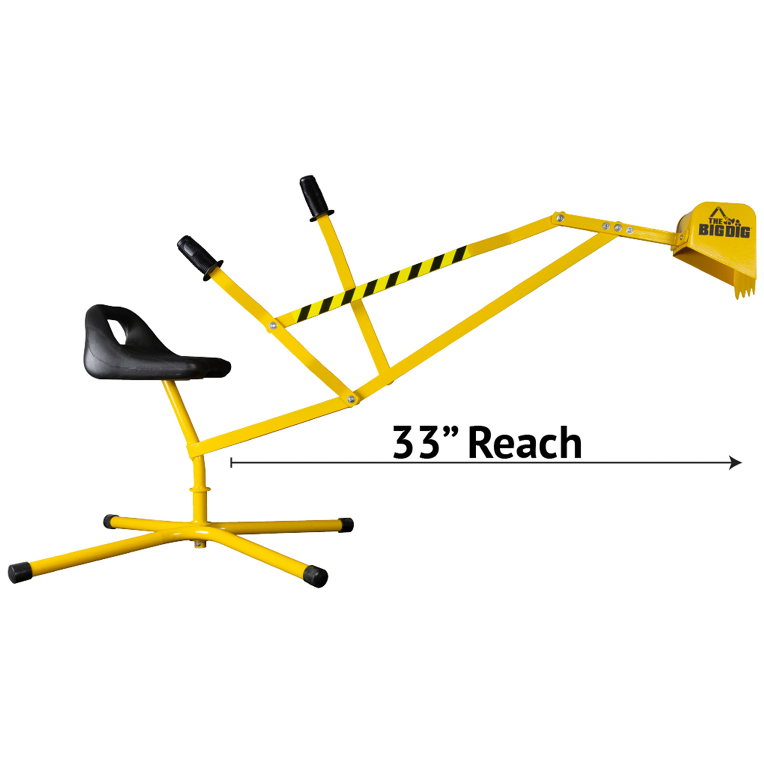 Big Dig Sandbox Digger Excavator Crane with 360 Degree Rotation with