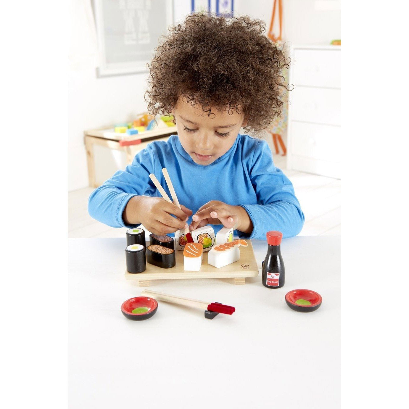 Hape Sushi Selection Kids Wooden Pretend Kitchen Play Food ...