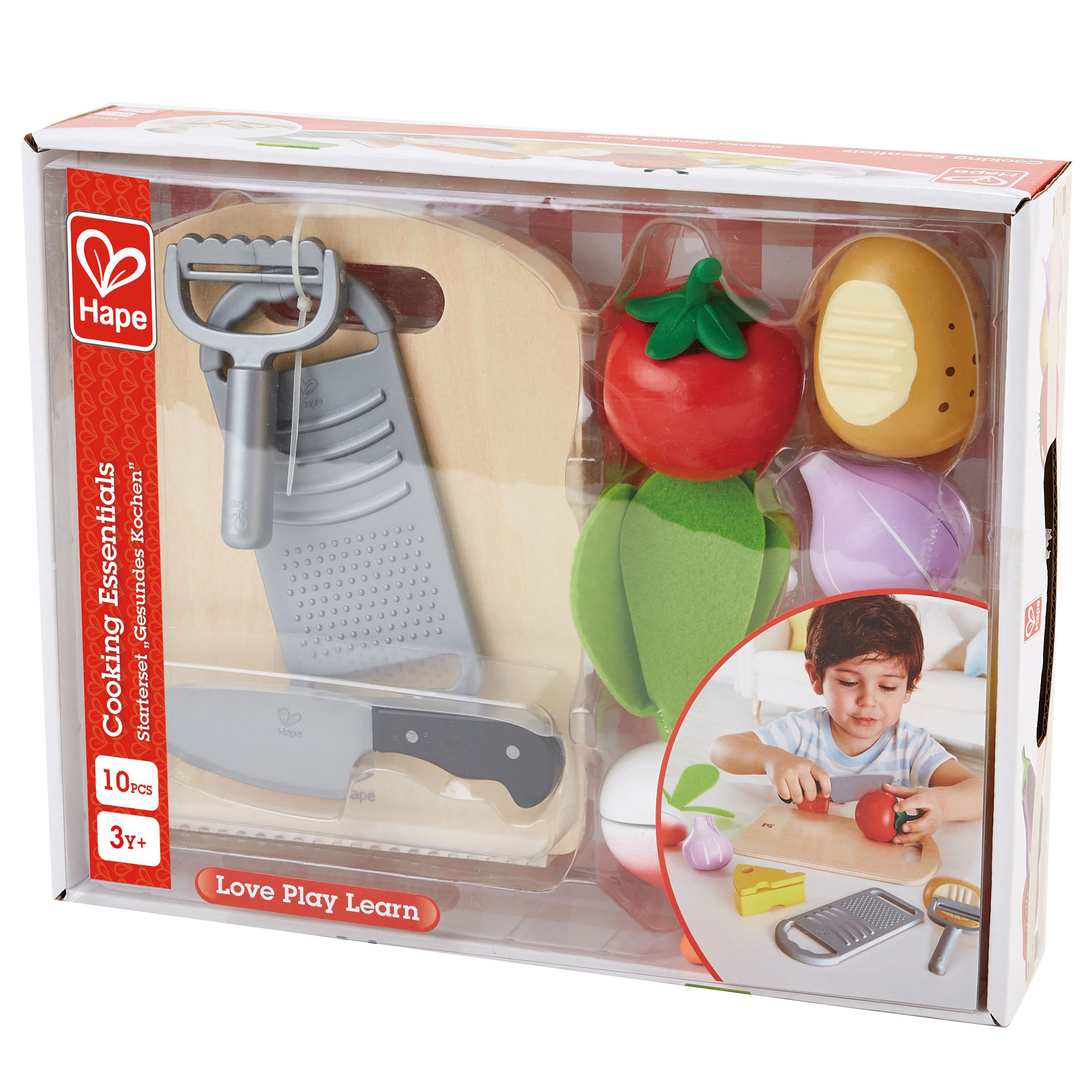 Hape Cooking Essentials Kids Wooden Pretend Kitchen Play ...