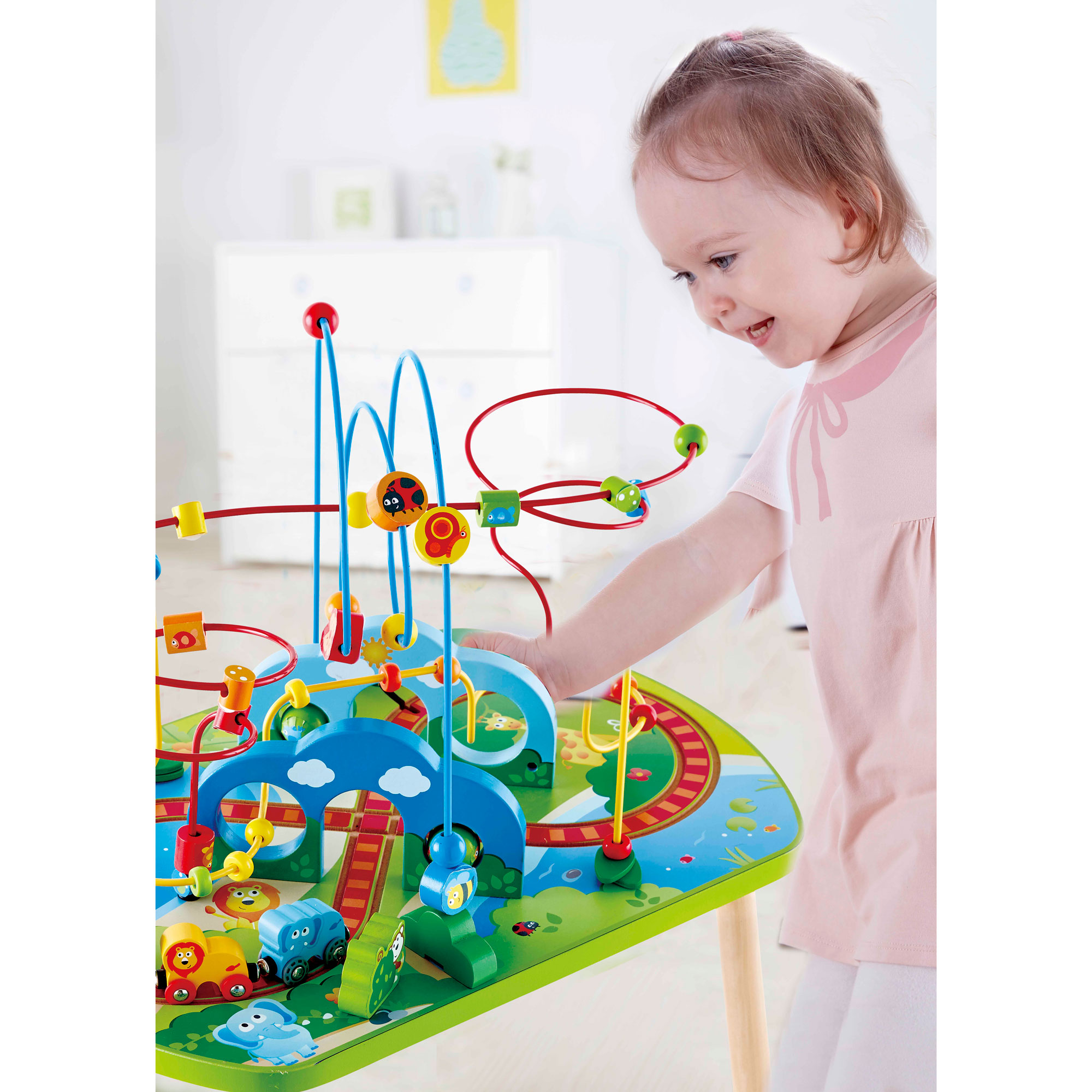 hape railway play table