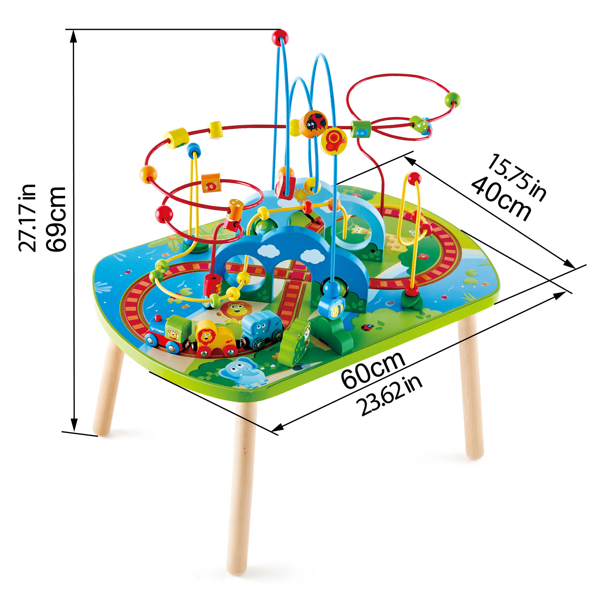 hape bead maze table