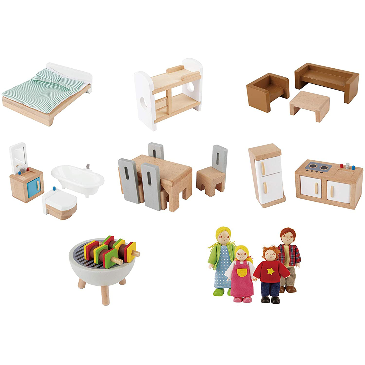 hape family doll mansion