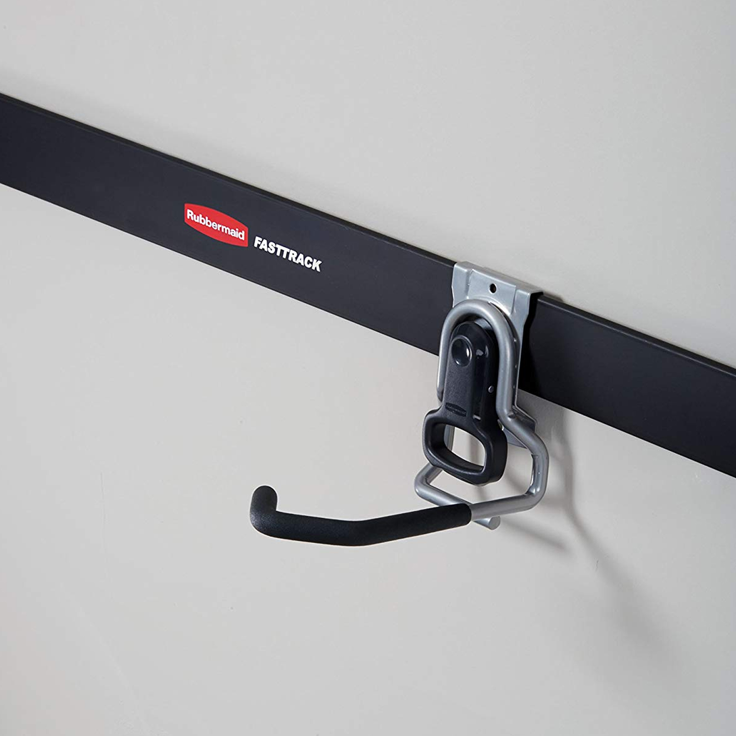 Rubbermaid 10 FastTrack Wall Mounted Storage Rails + Versatile Hook