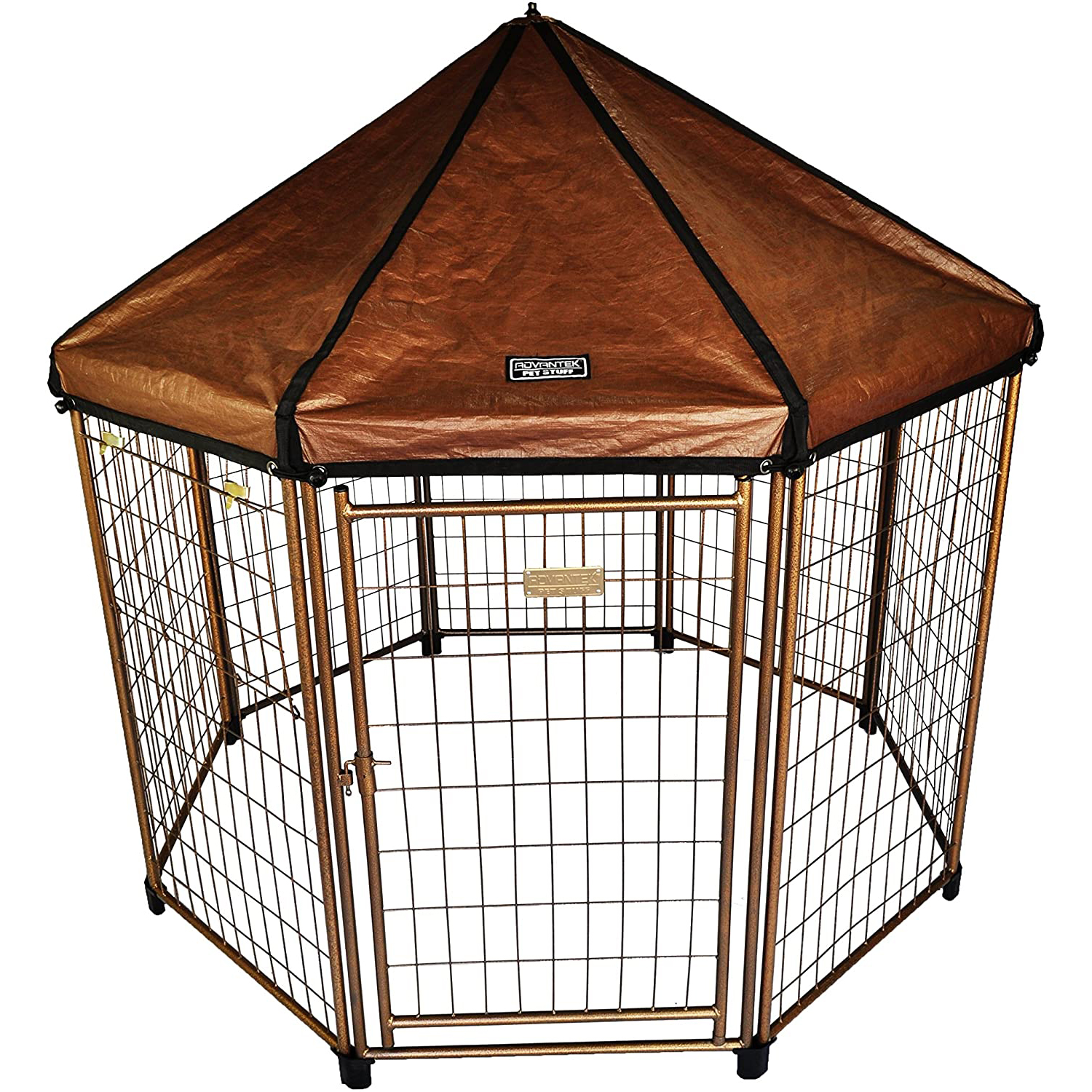 Advantek Original Small Indoor Outdoor Metal Pet Dog Gazebo & Cover