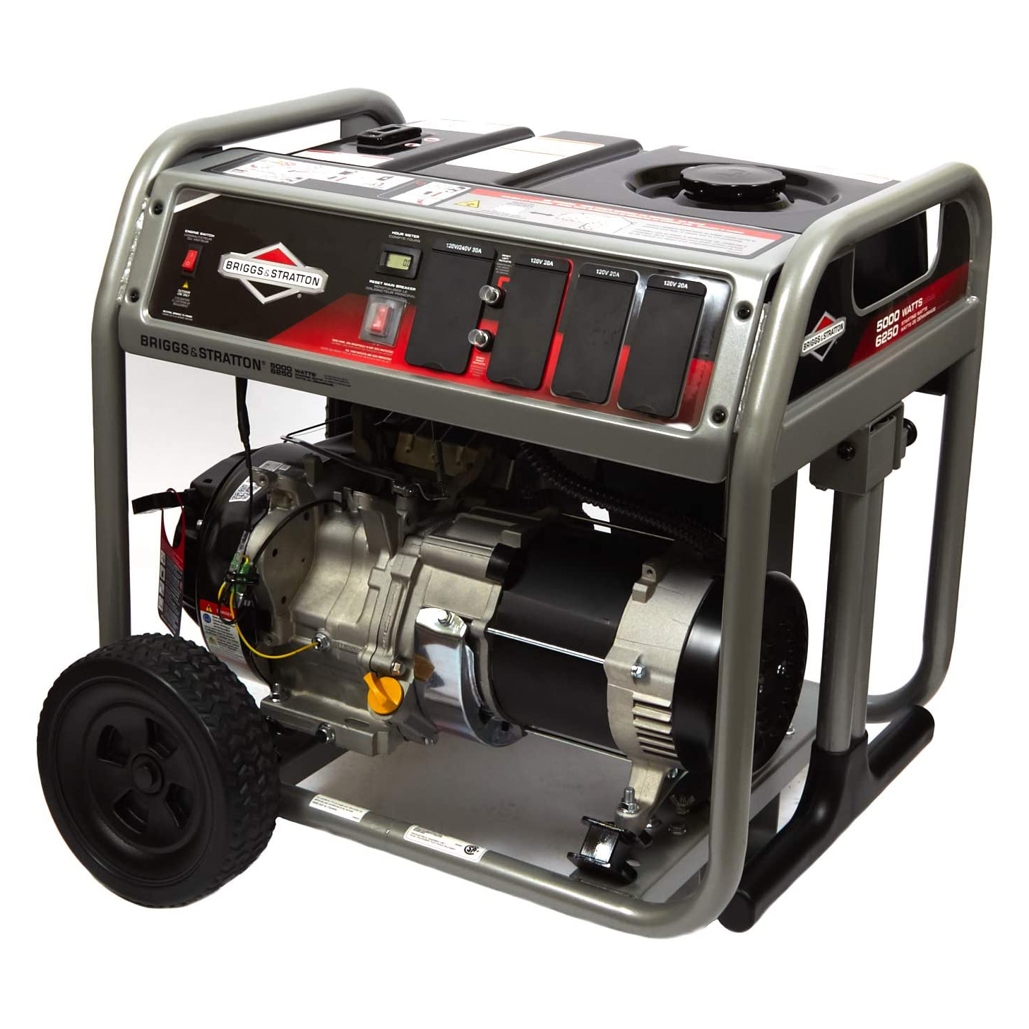 Briggs & Stratton 30713 Gas Powered 5000 Watt Portable Generator with