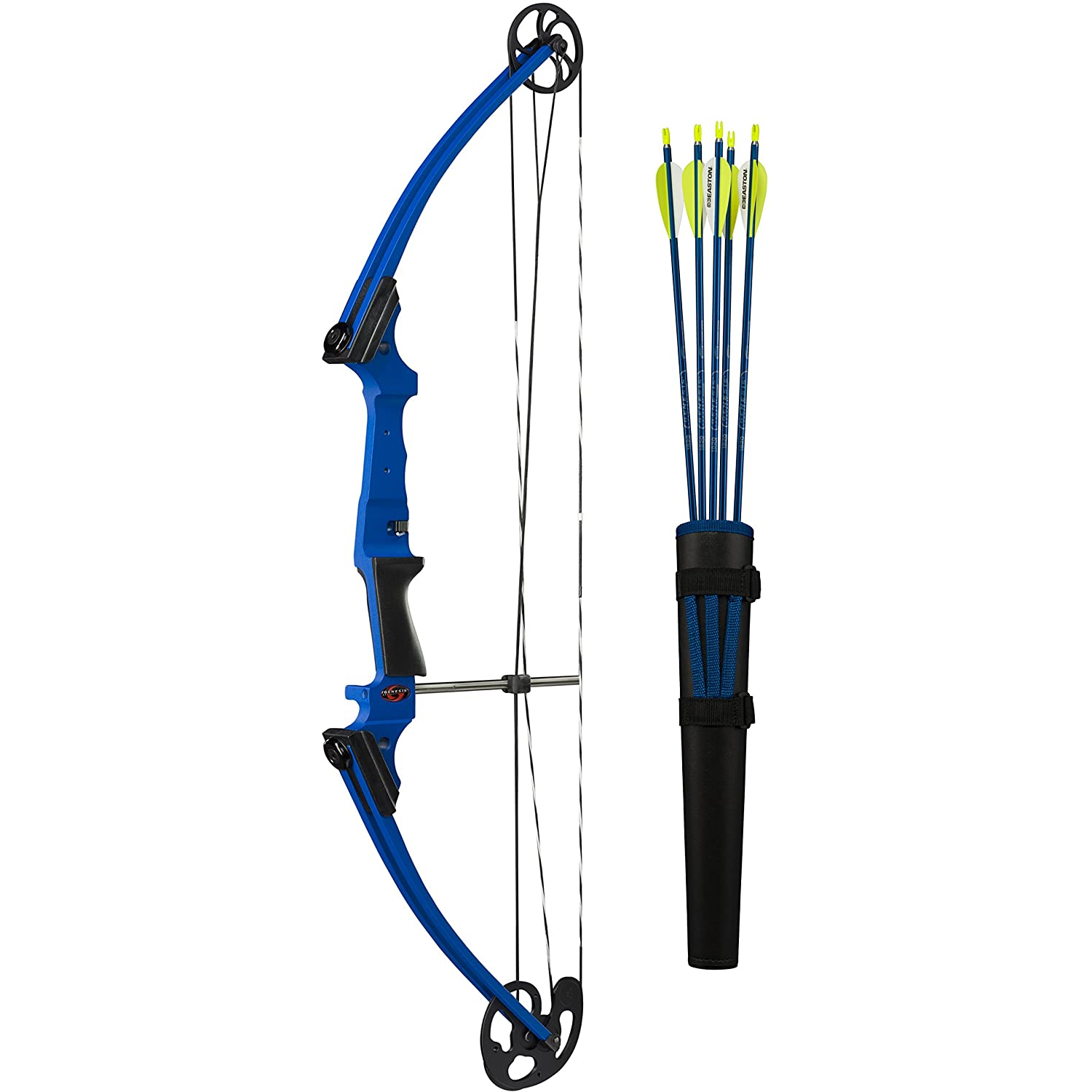 Genesis Archery 10926 Original Blue Compound Training Bow Kit, Right