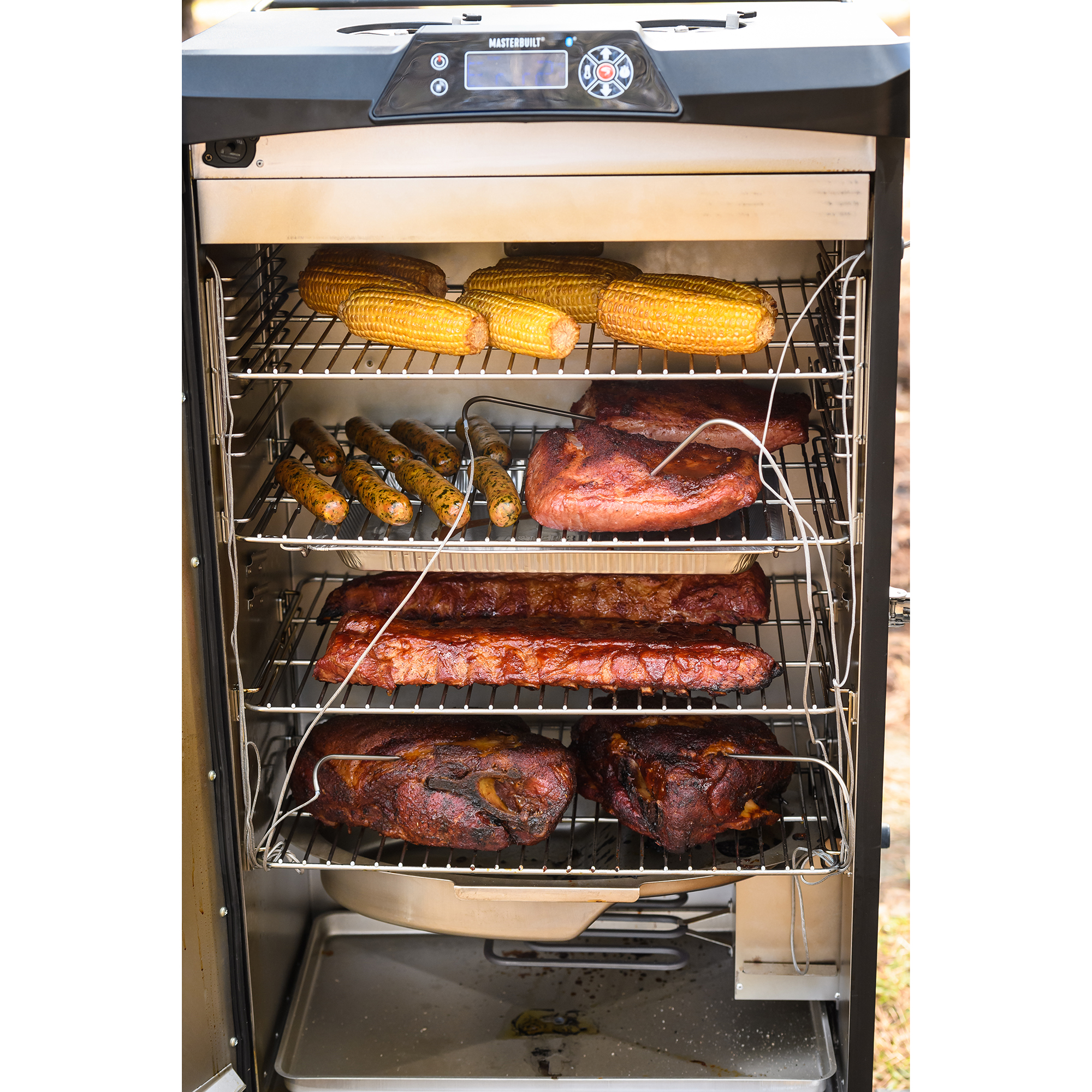 Masterbuilt Intelligent Bluetooth Digital Electric BBQ Smoker, 30 Inch
