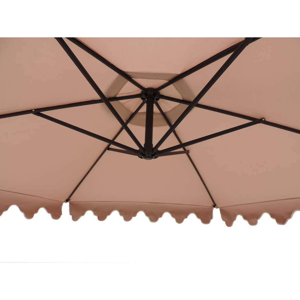 Pebble Lane Living 10 Ft Cantilever Scalloped Patio Tilt ... Pebble Lane Living 10 Ft Cantilever Scalloped Patio Tilt ... on Pebble Lane Living id=81538
