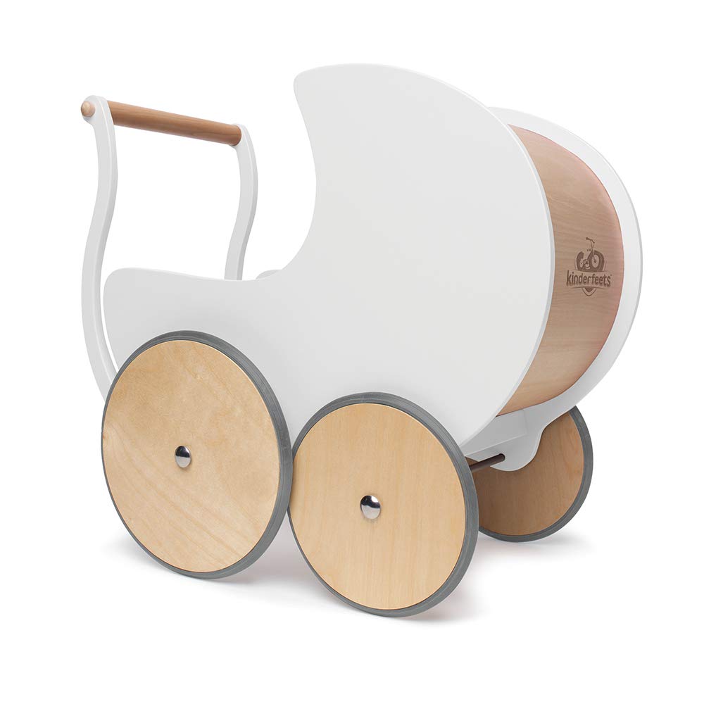wooden baby walker pram