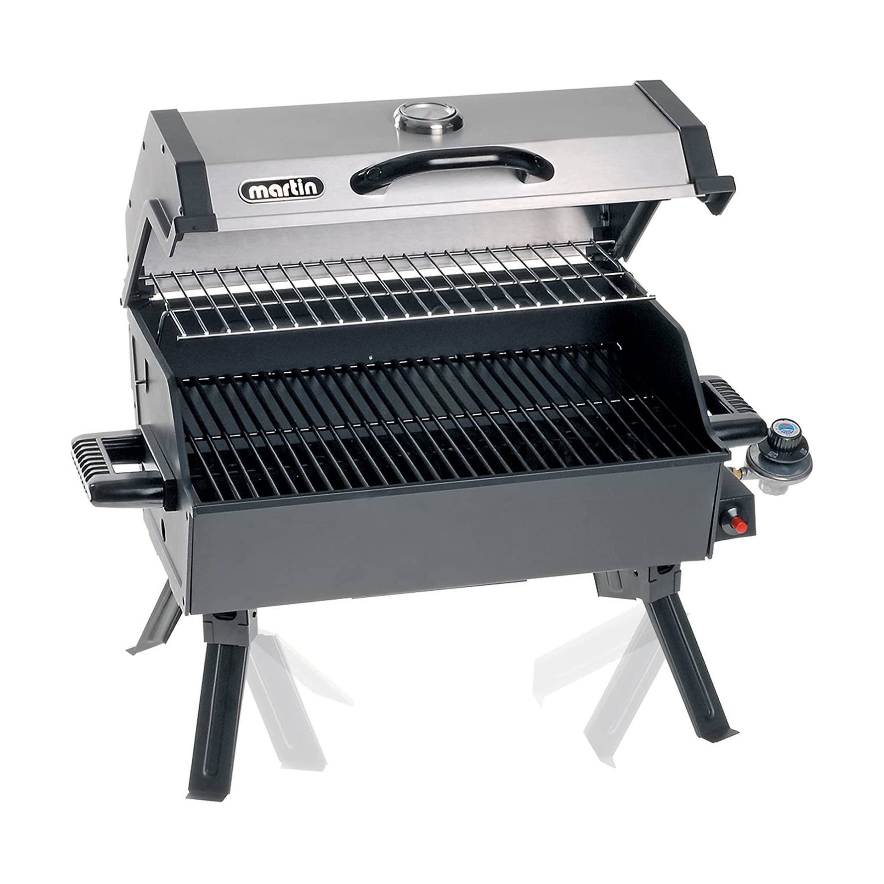 Martin 14 000 Btu Propane Bbq Gas Grill With Support Legs Grease Pan For Parts 778047102833 Ebay