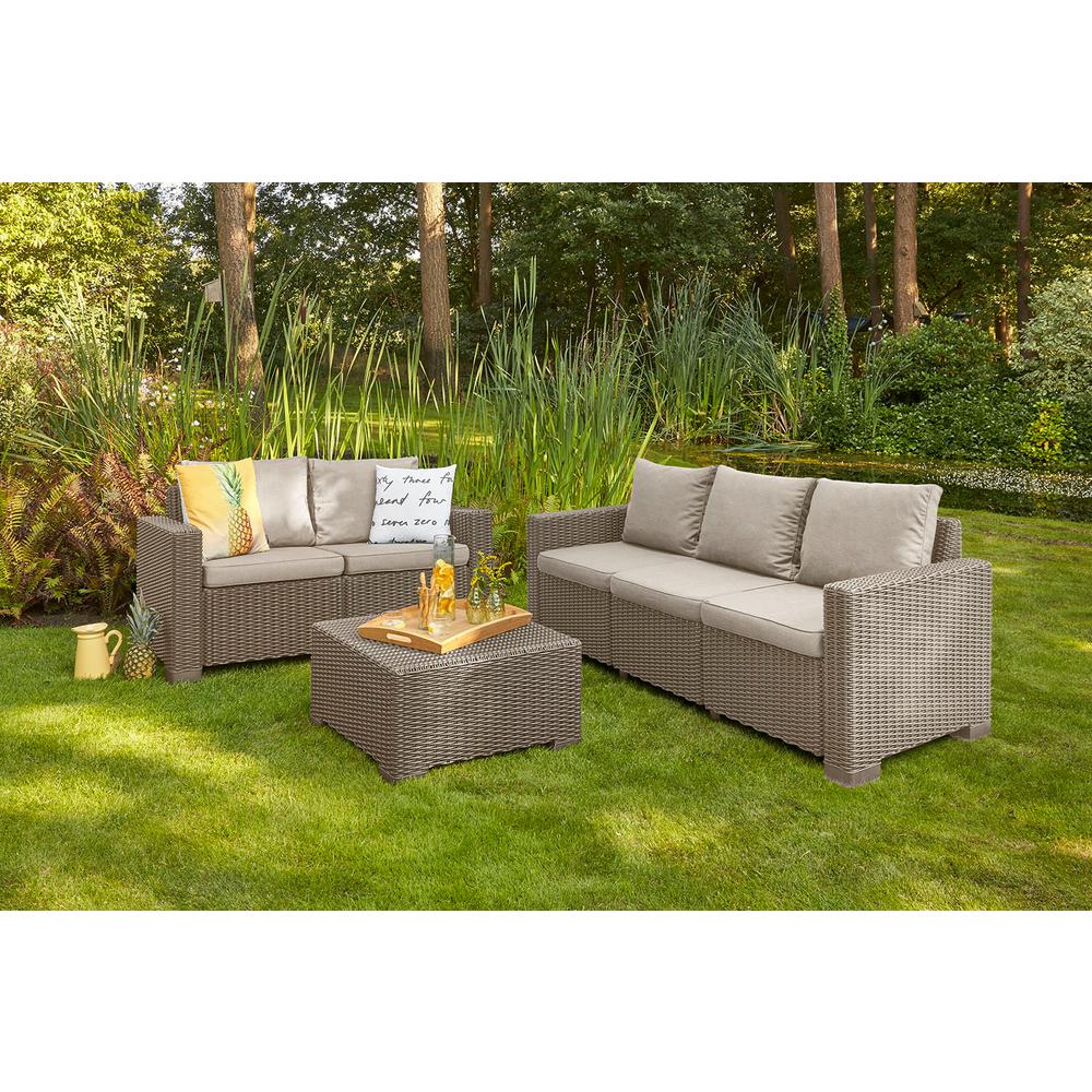 Keter California Cappuccino Resin Outdoor Backyard Garden Patio Coffee Table 853432007068 eBay