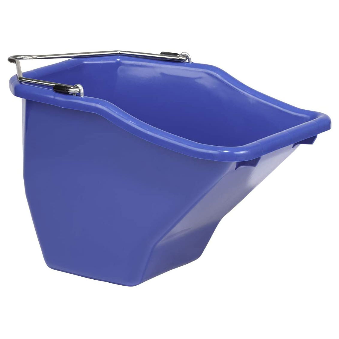 Little Giant 20-Quart Durable Plastic Flat Back Livestock Feed Bucket ...