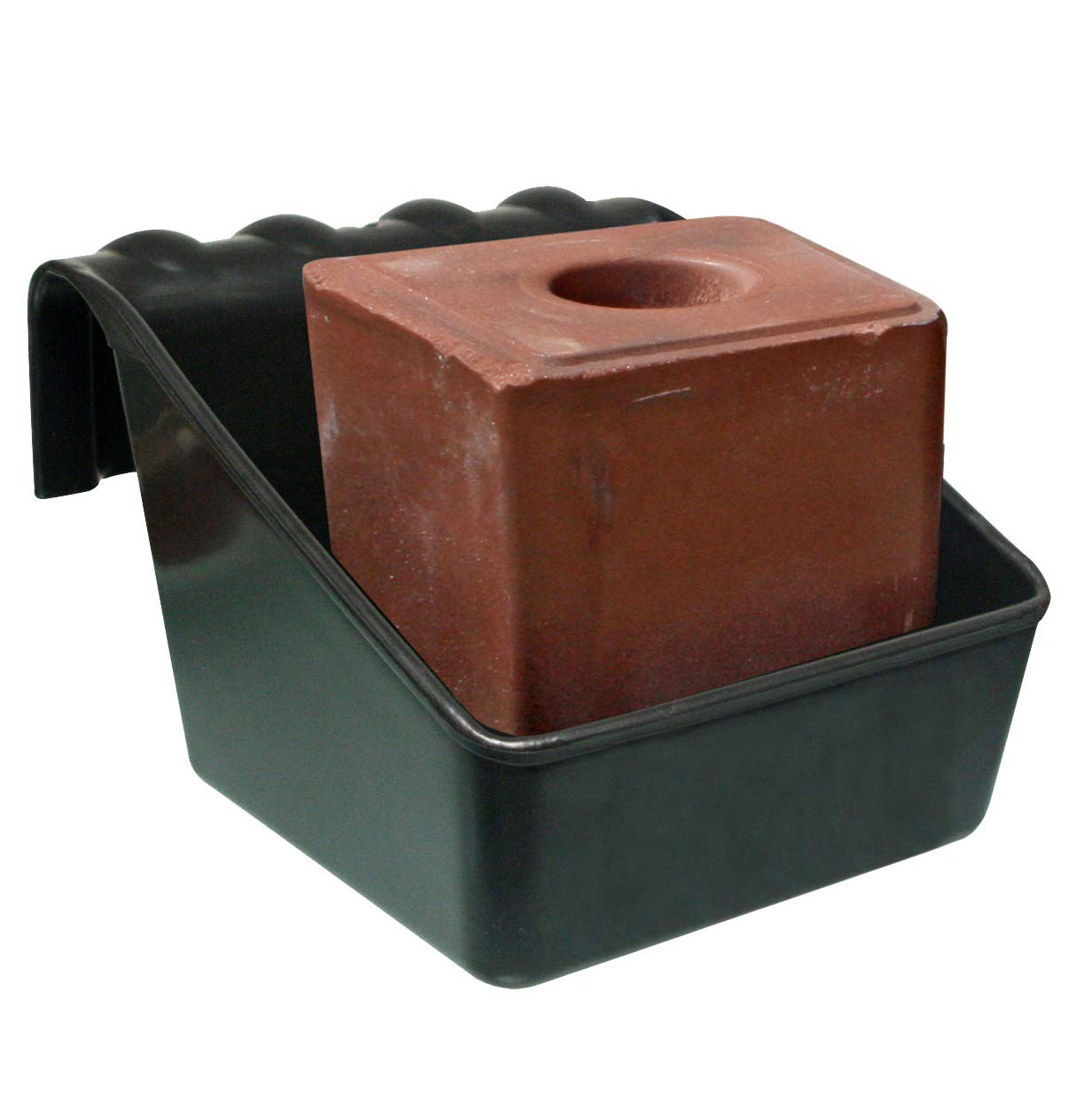 Little Giant 50 lb Plastic Universal Livestock Block Holder and Feeder