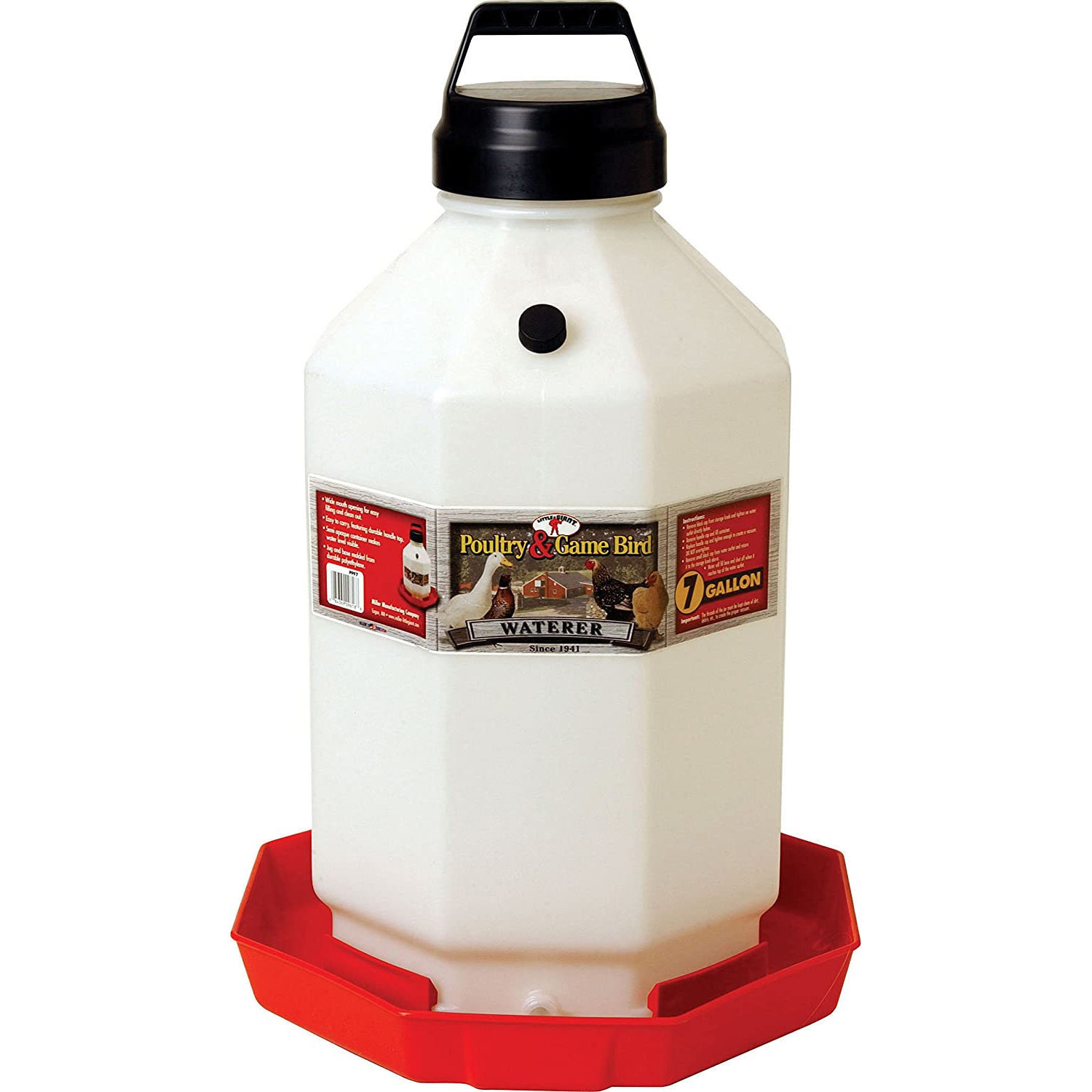 Little Giant PPF7 7 Gallon Capacity Automatic Poultry Waterer for
