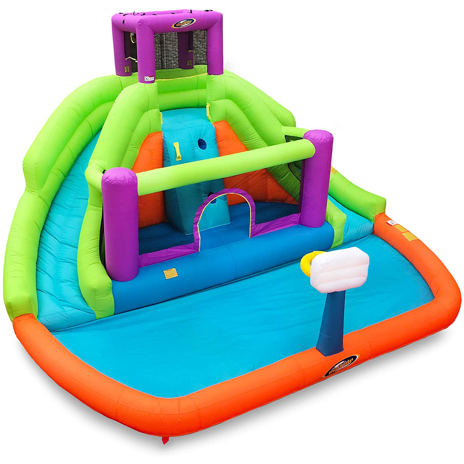 water bouncer with slide