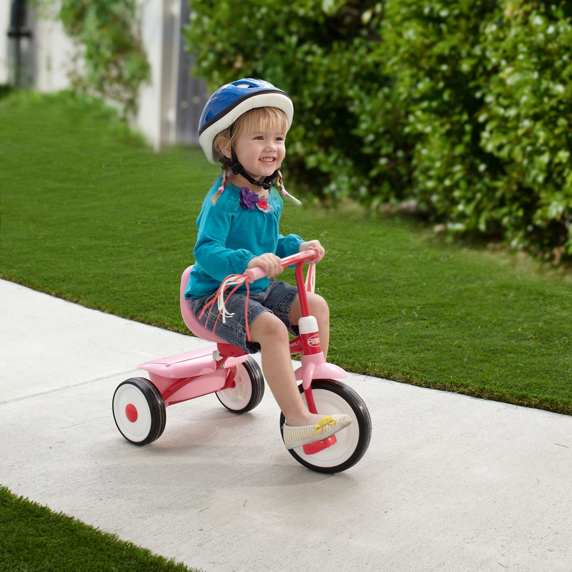 fold to go trike radio flyer