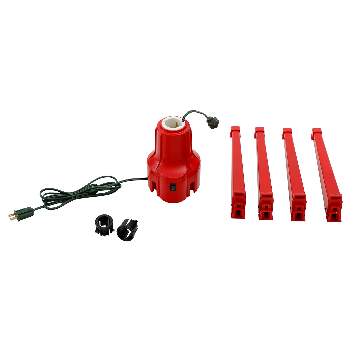 Home Heritage Electric Metal Rotating Christmas Tree Stand for 7 Foot