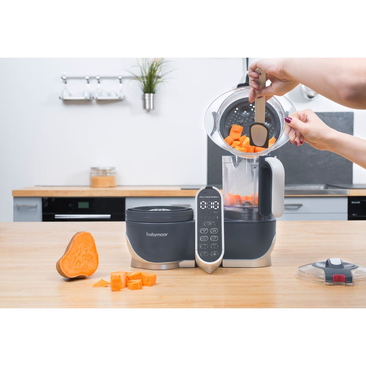 Babymoov Duo Meal Food Maker Processor with Steam Cooker & MultiSpeed Blender 3661276152977 eBay