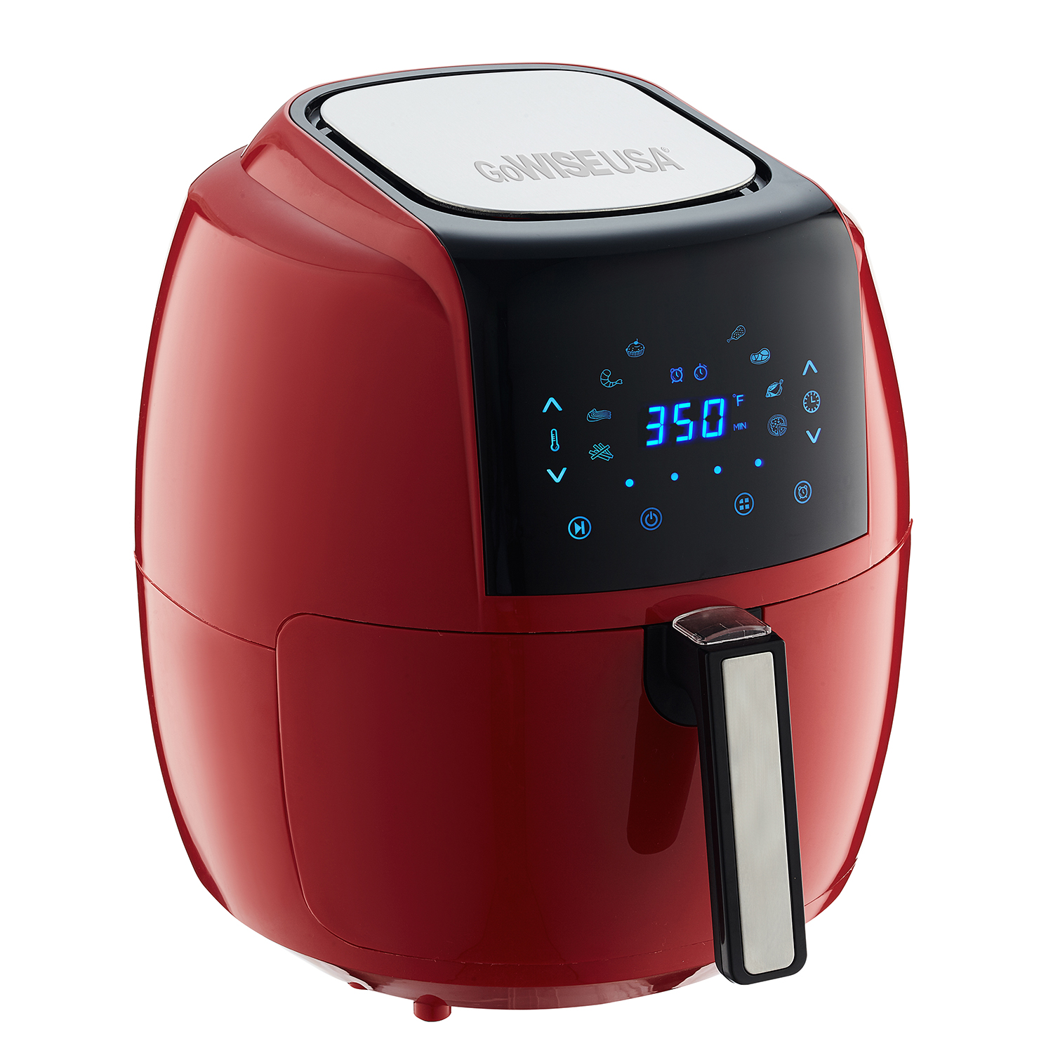 GoWISE USA 5.8 Quart 1700 Watts 8in1 Programmable Digital Air Fryer