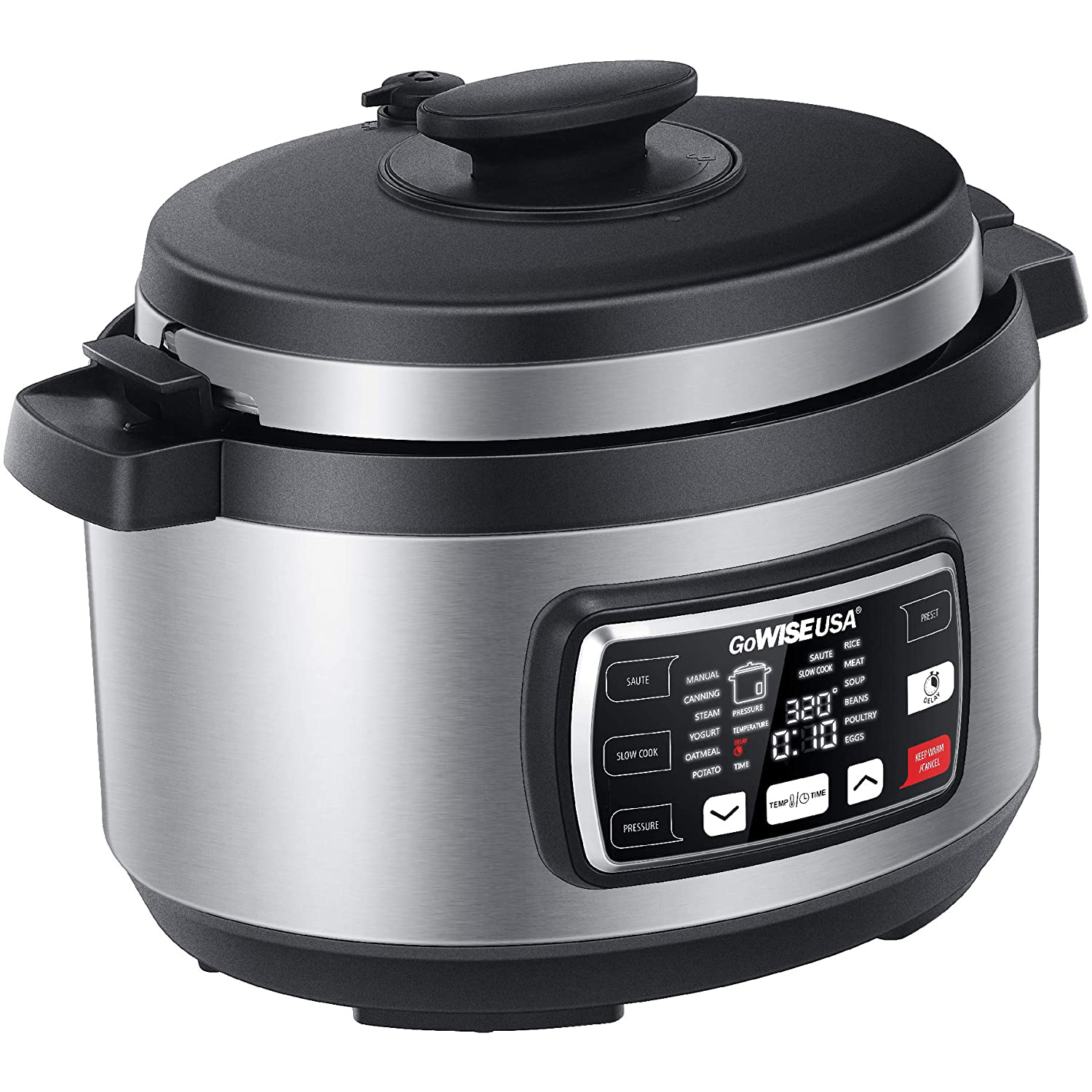 GoWise 12-in-1 Multi Functional 9.5 Qt Stainless Steel Electric
