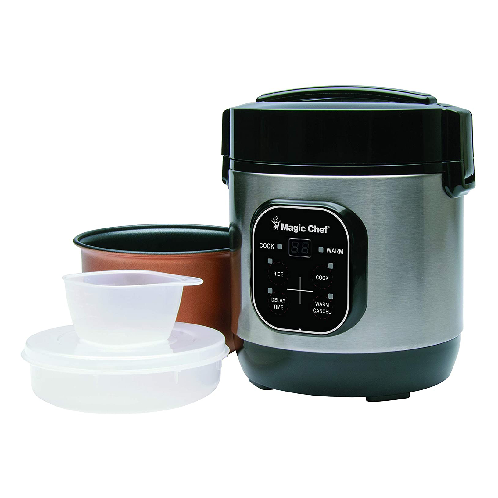 Stainless Steel 3 Cup Rice Cooker