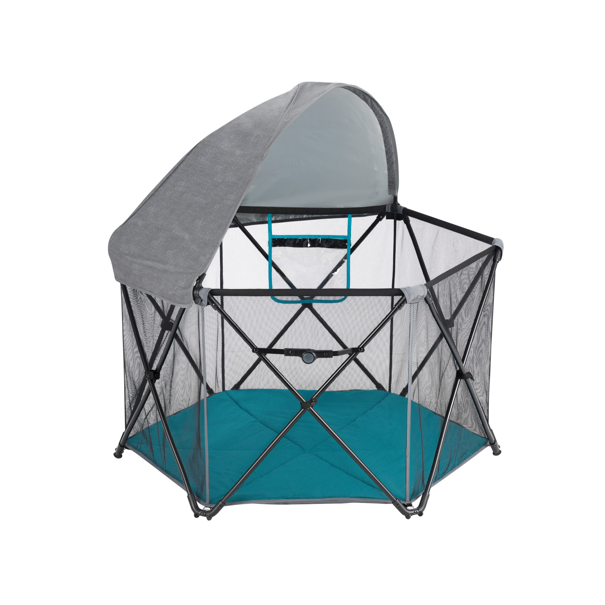 outdoor playard with canopy