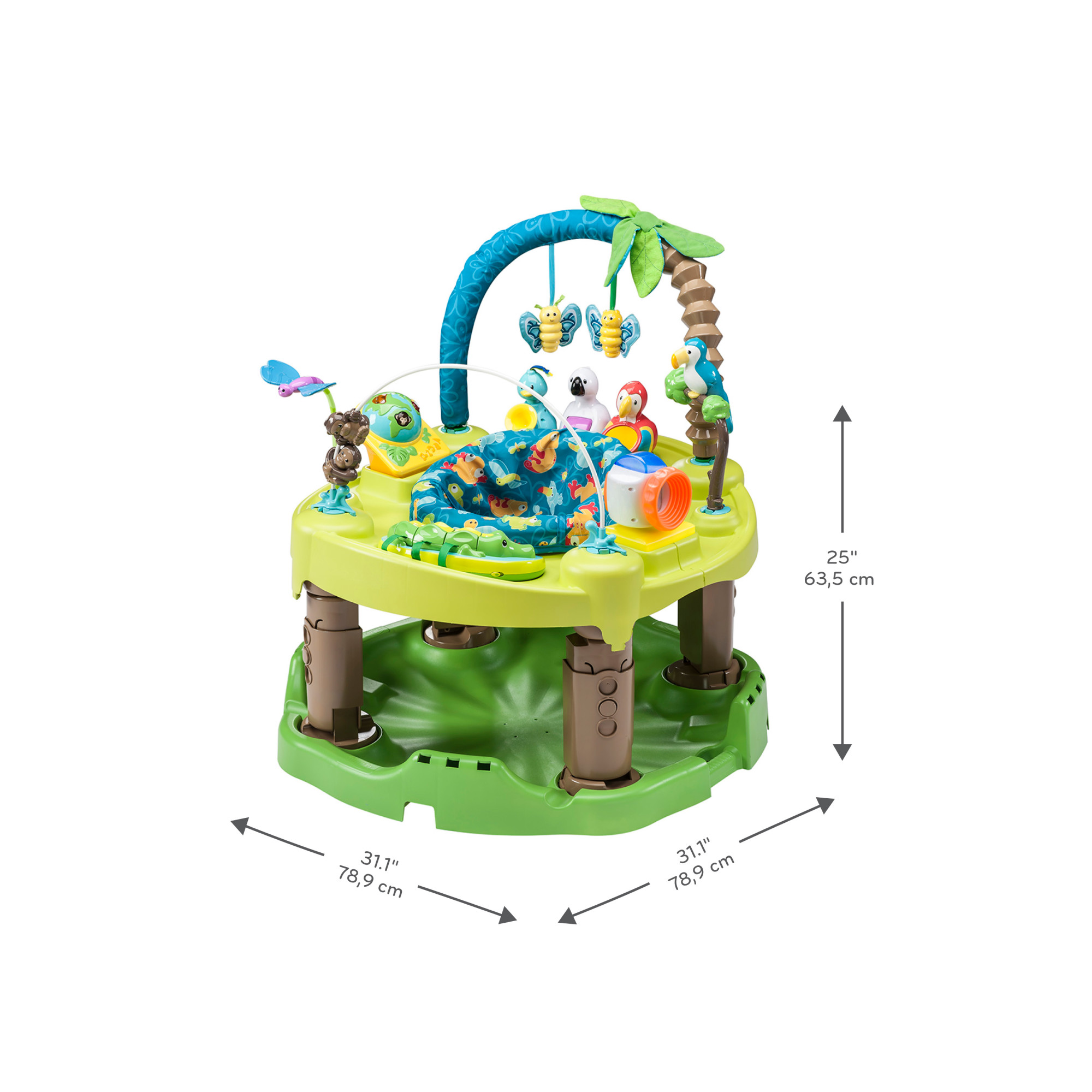 Evenflo Exersaucer Triple Fun Saucer Life In The Amazon Bouncer Open