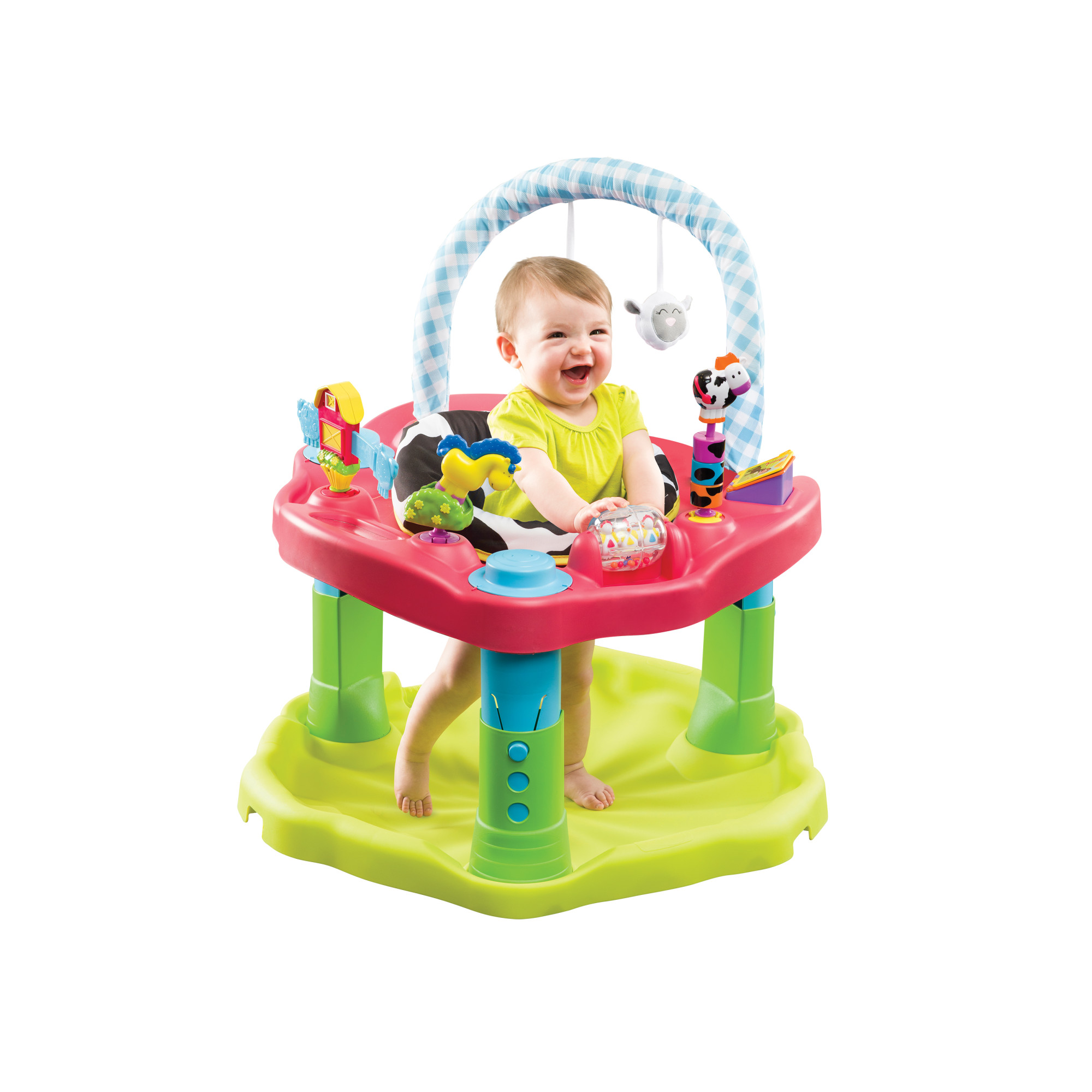 Evenflo ExerSaucer Moovin Groovin Baby Bouncer Saucer Activity Center ...