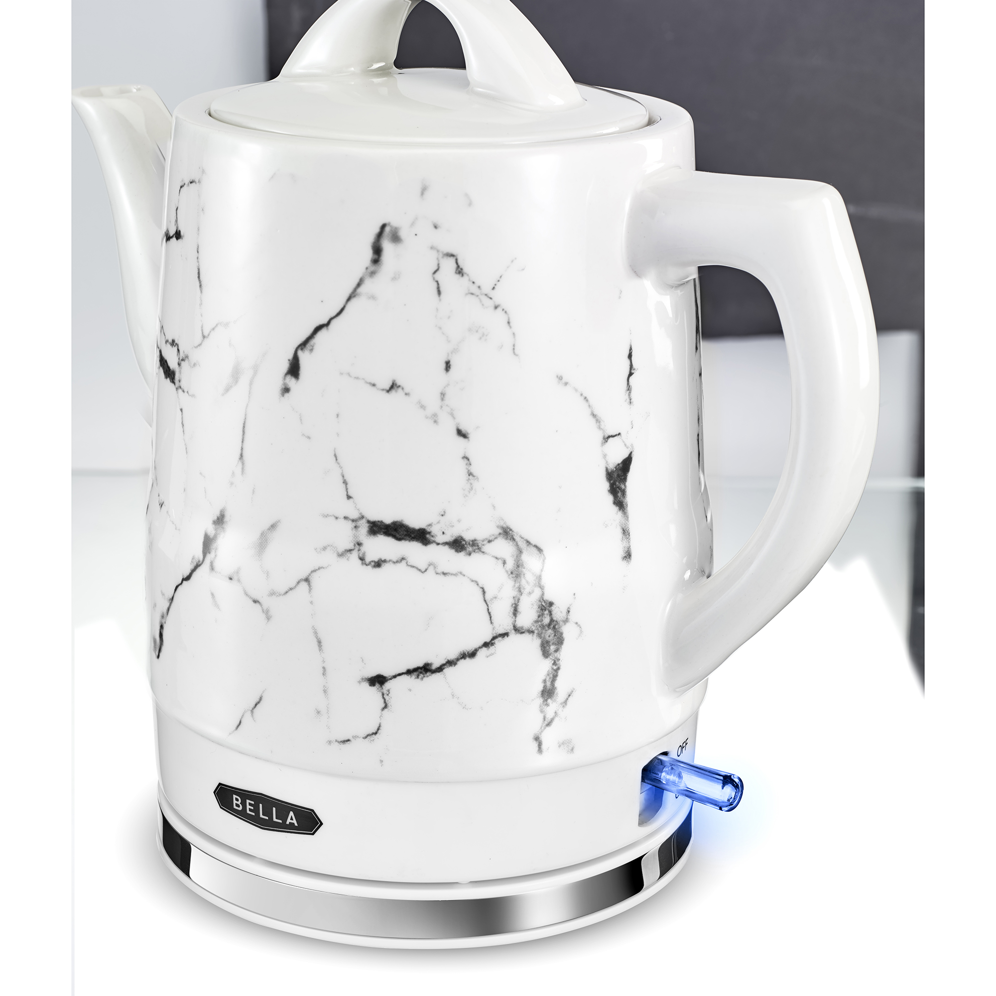 Bella Stylish 1.5 Liter 1350 Watt Ceramic Cordless Electric Kettle