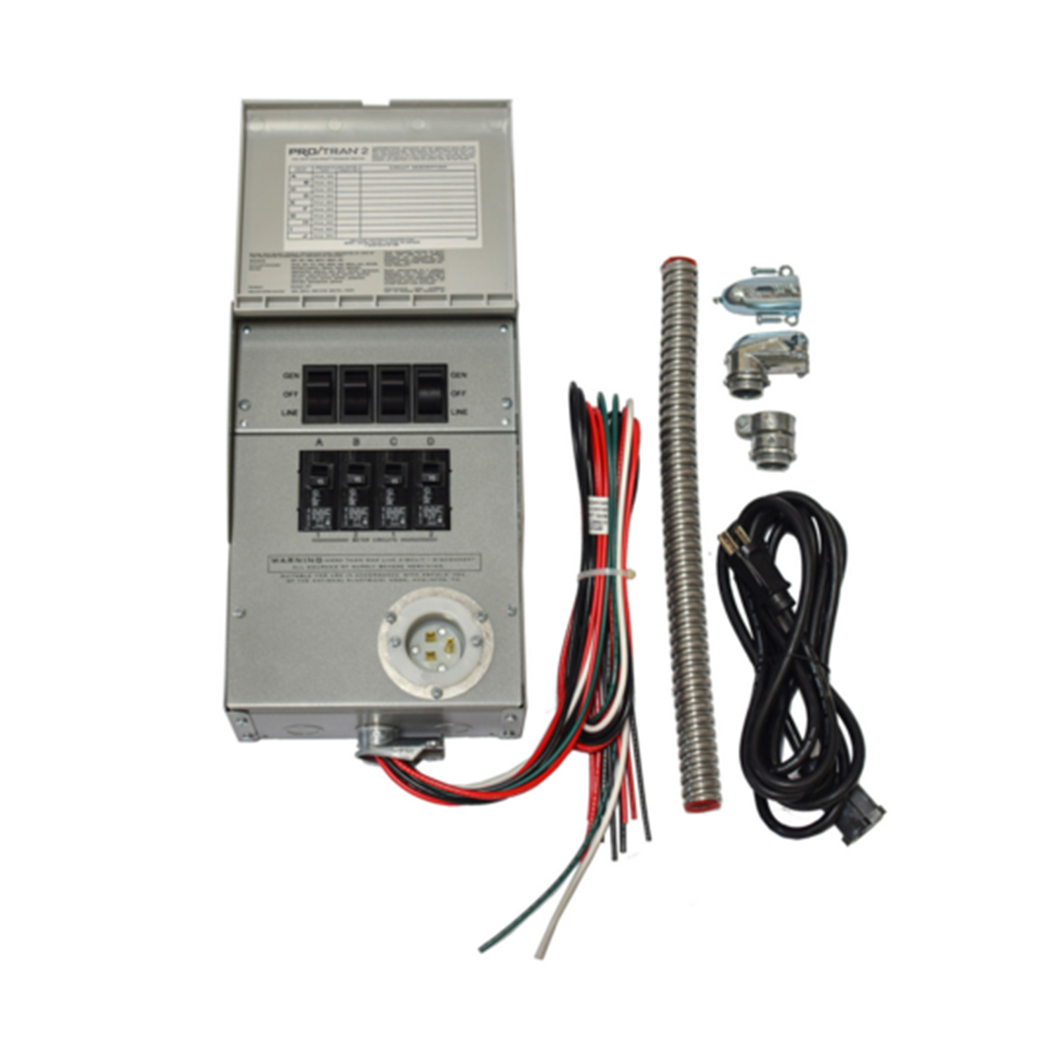 Nature's Generator 4 Circuit 15 Amp Manual Power Transfer Switch Kit