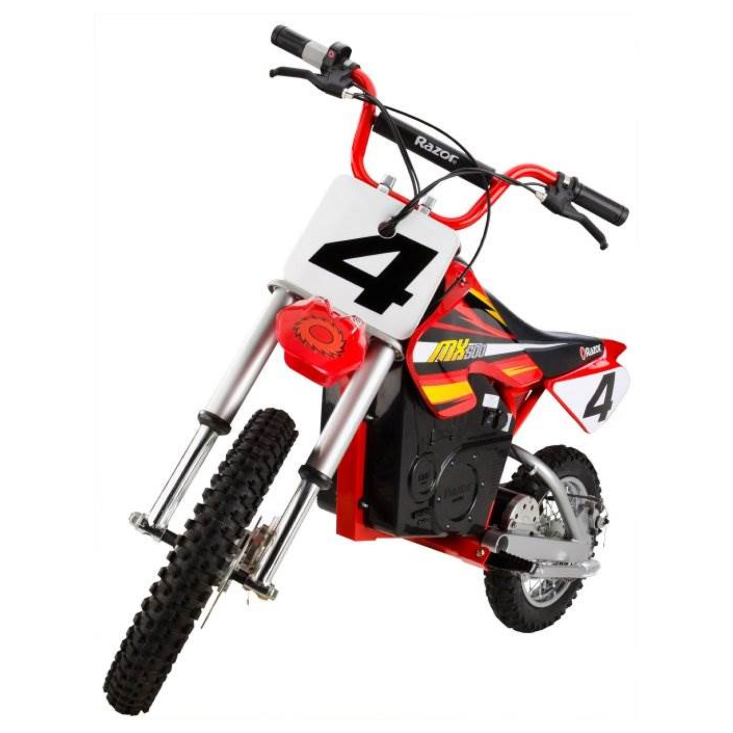 Razor MX500 Red Dirt Rocket High-Torque Electric Motorcycle Dirt Bike ...