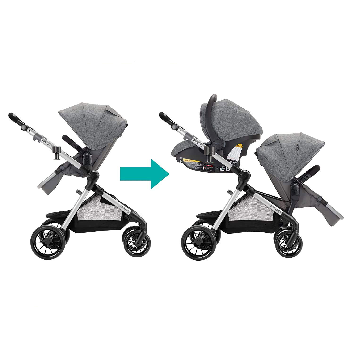 evenflo stroller pivot xpand