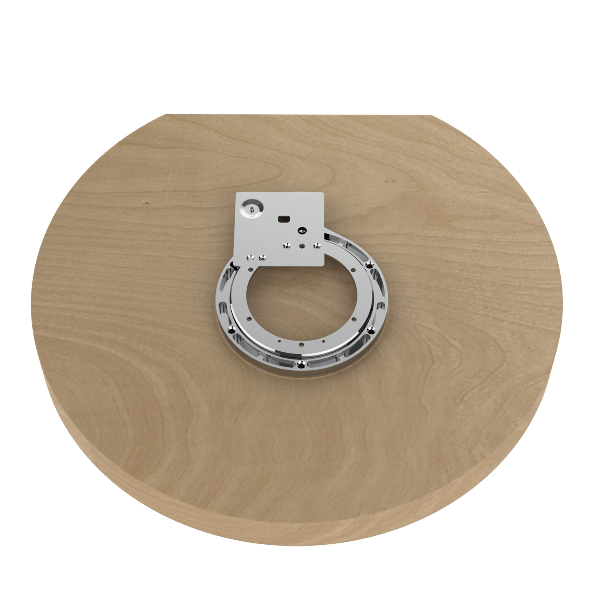 Rev-A-Shelf 22" Lazy Susan D-Form mit Schwenklagern, 4WLS201-22-BS52 - Bild 8 von 10