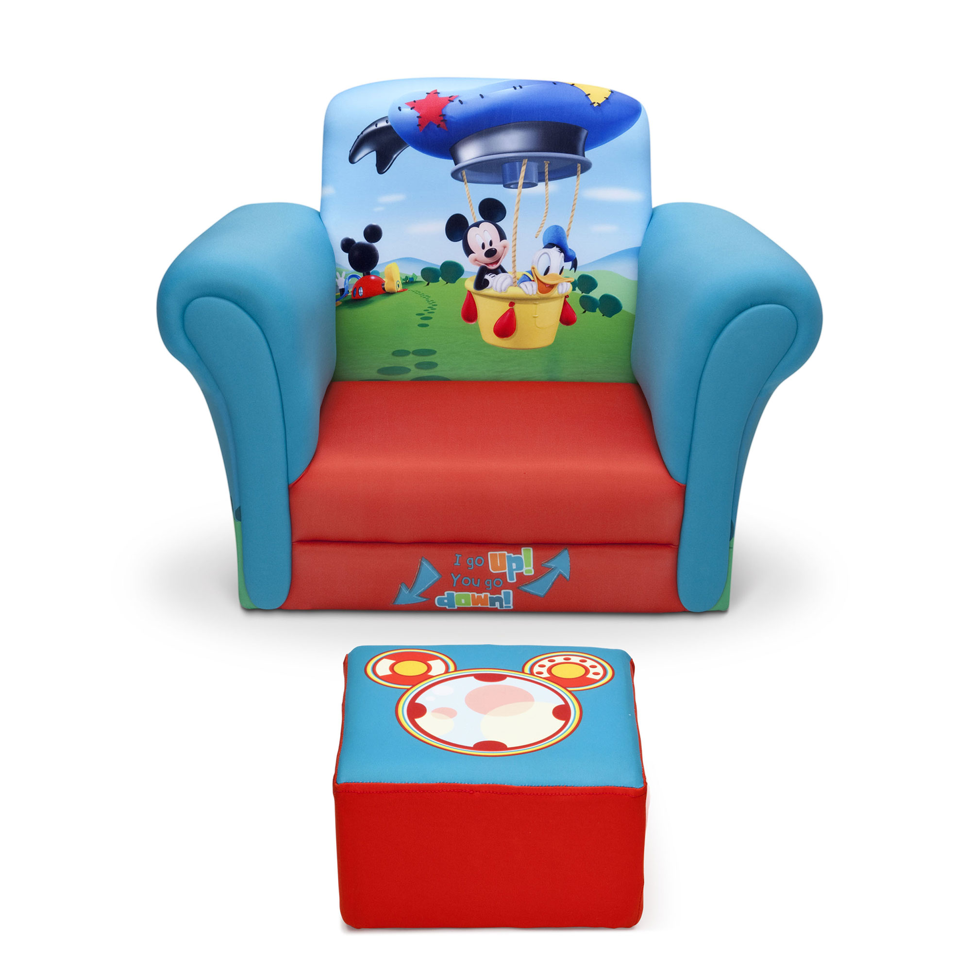 Delta Children Disney Mickey Mouse Kids Upholstered Cozy
