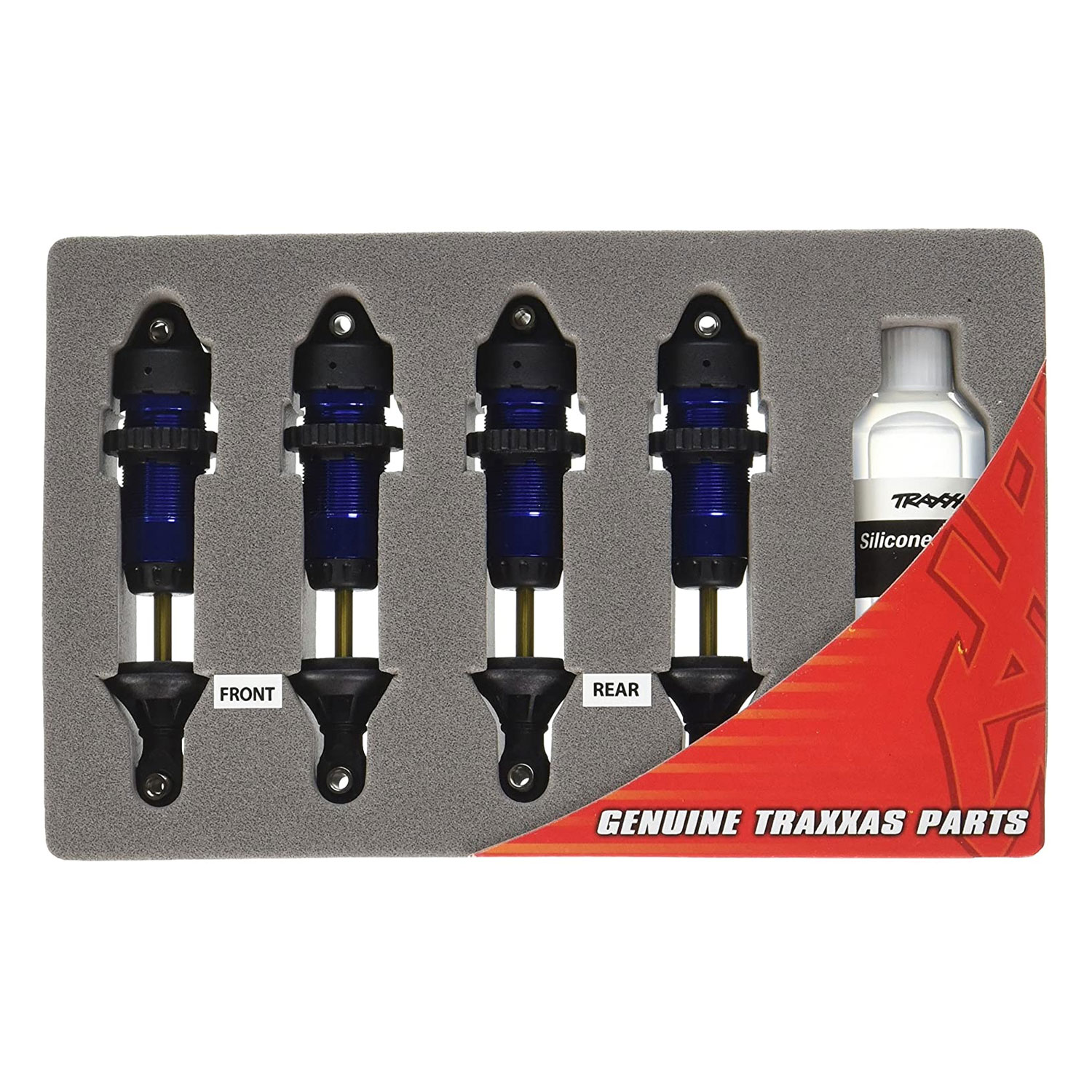 Traxxas 5460A Assembled Anodized Aluminum GTR Shock Set without Springs