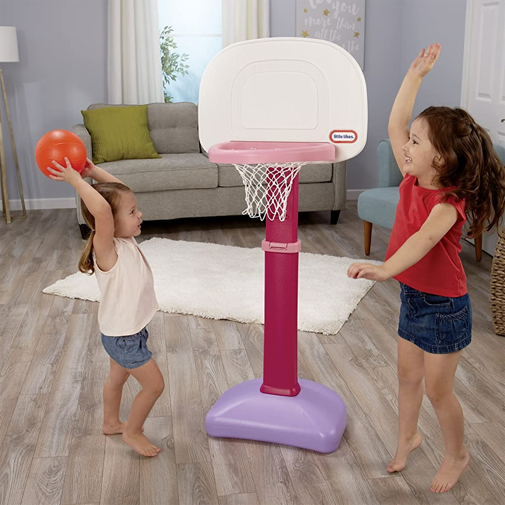 Little Tikes Toddler Easy Score Basketball Set, Adjustable Hoop, 3