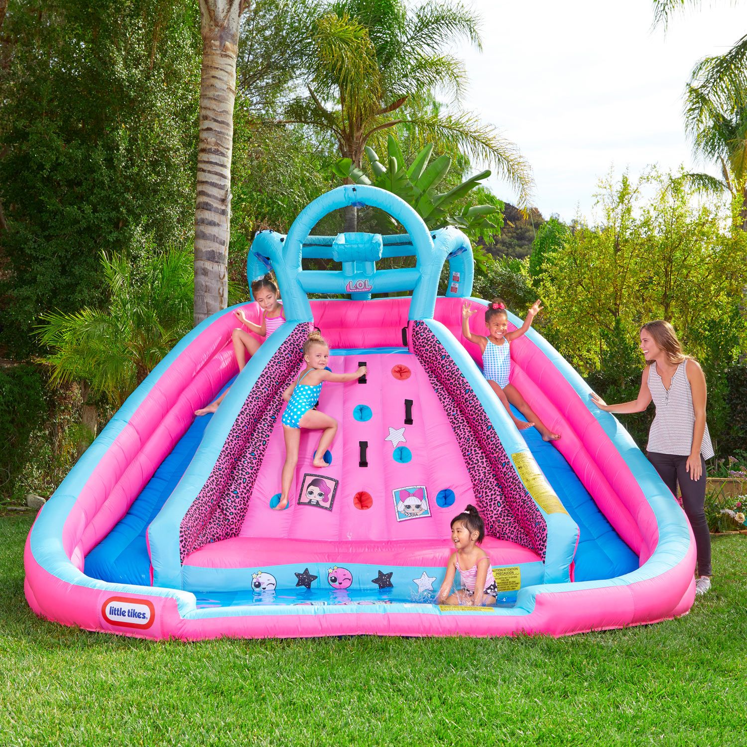 little tikes slide pool