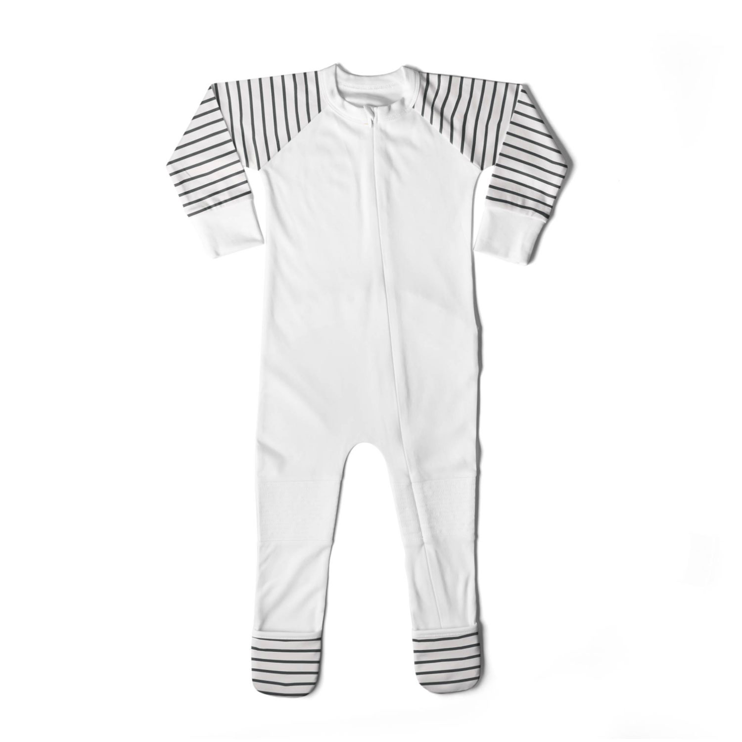 Goumikids Unisex Baby Footie Pajamas Organic Sock Sleeper Clothes 18-24M Moss